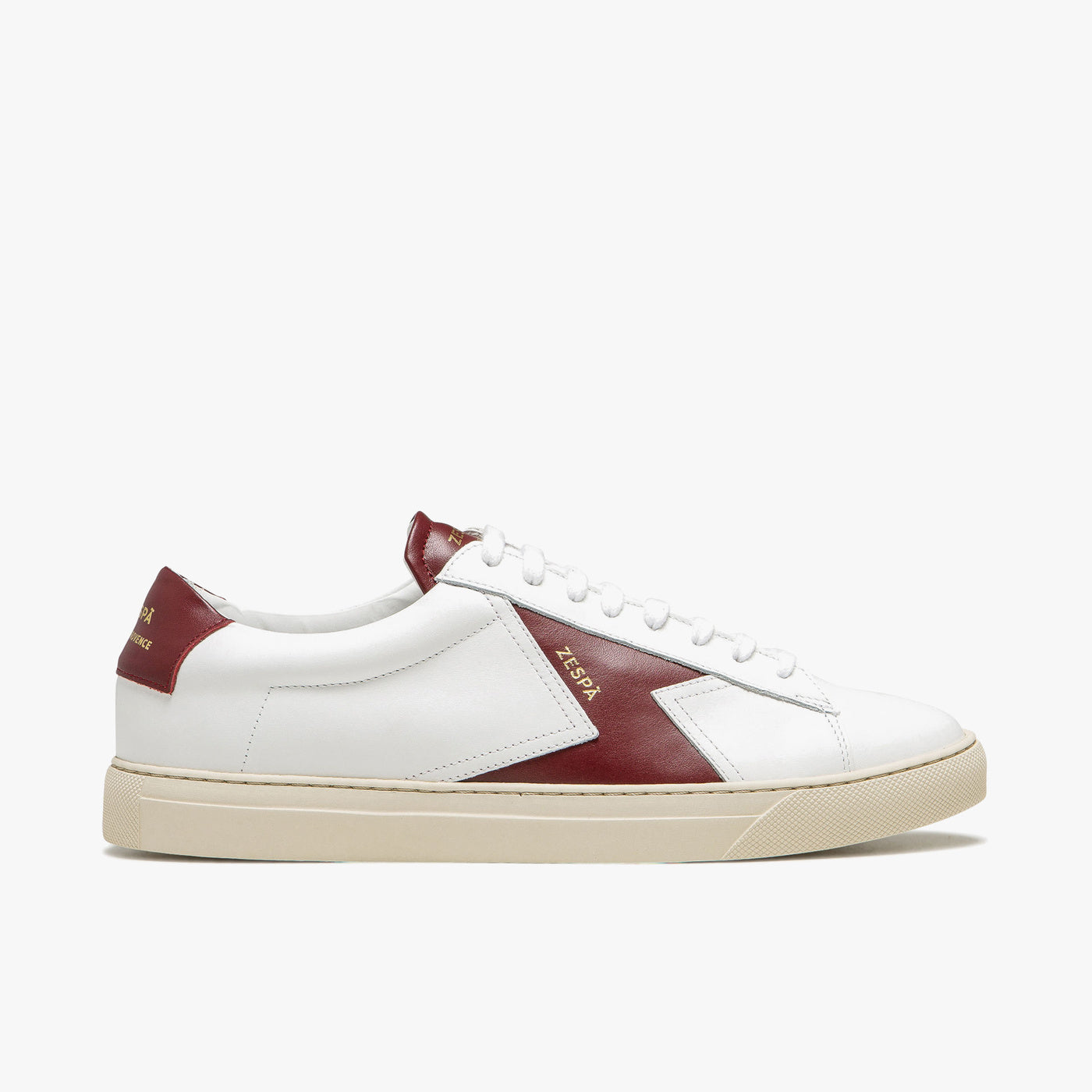 Sneakers cuir rouge foncé | ZESPÀ