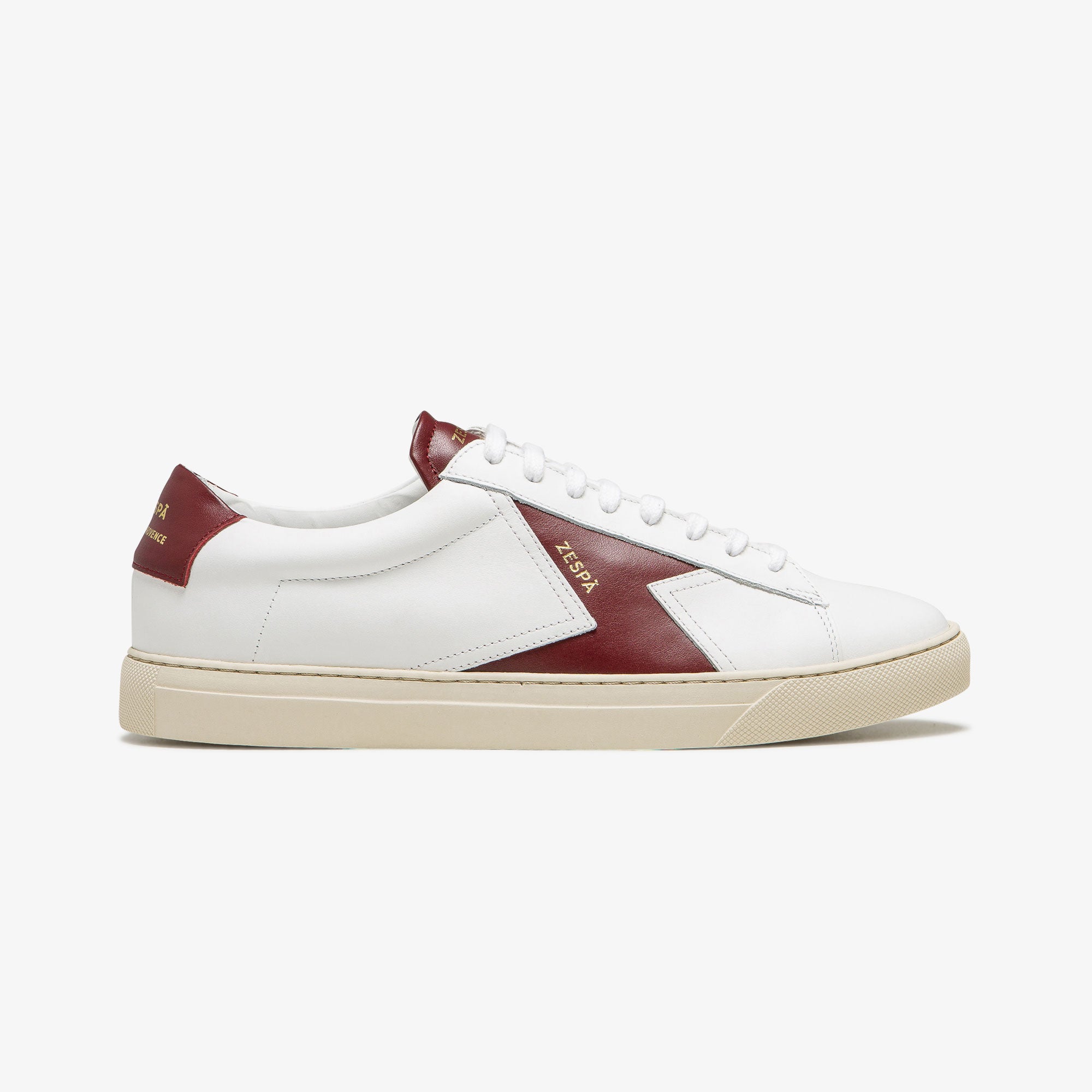 Sneakers cuir rouge foncé | ZESPÀ