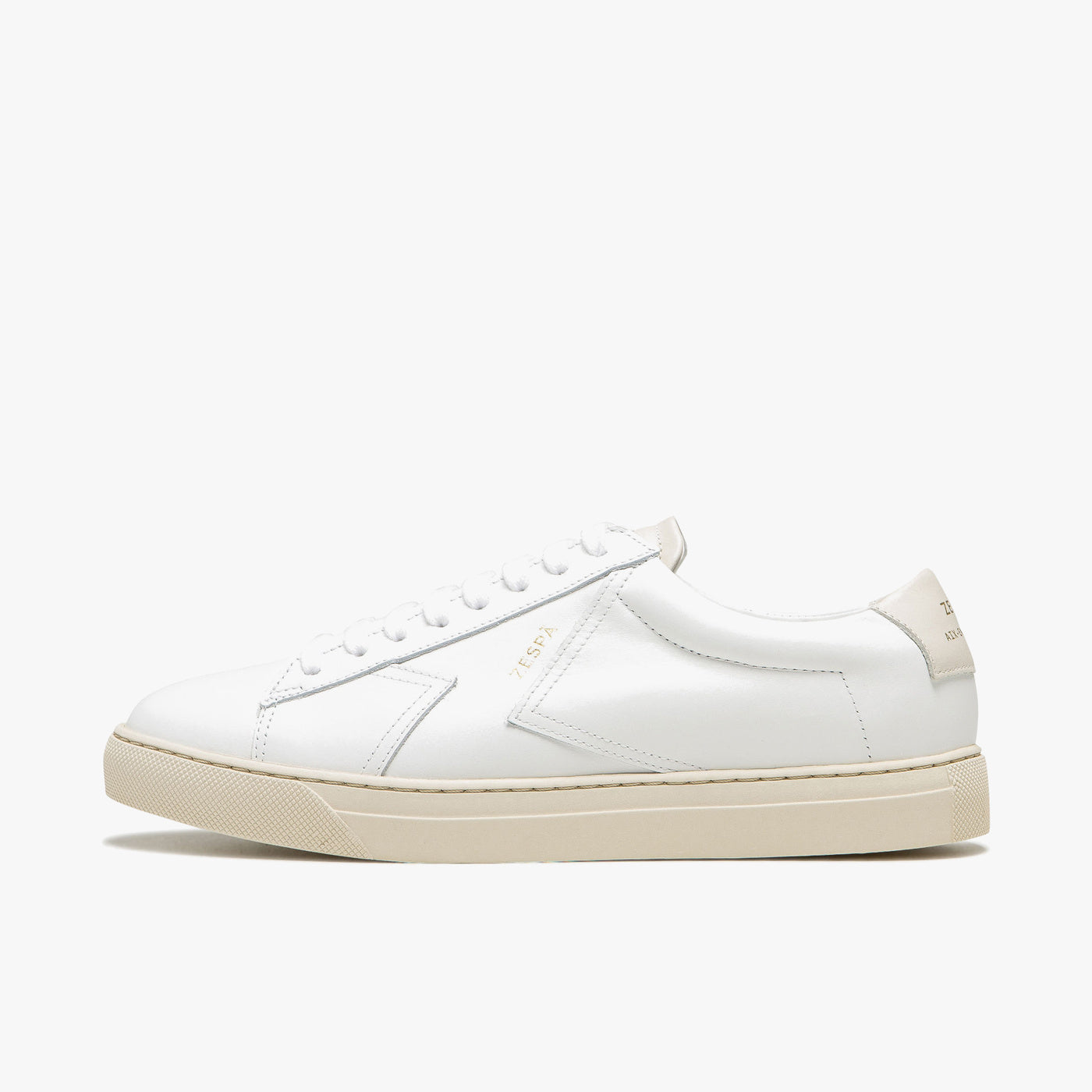 エコスパ  white ZSP4 White Leather Men's Sneakers | ZESPÀ – Zespà