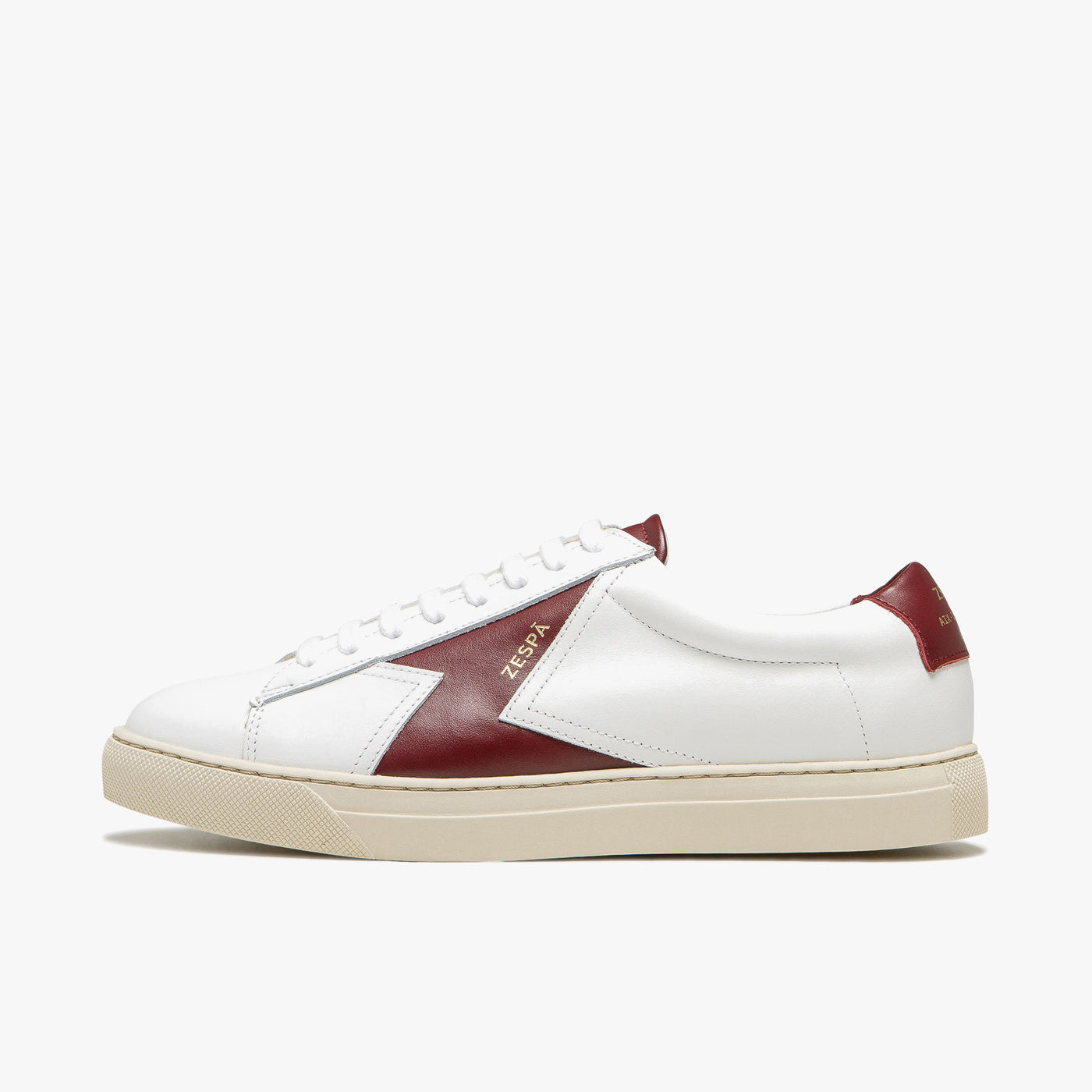 Sneakers cuir rouge foncé | ZESPÀ
