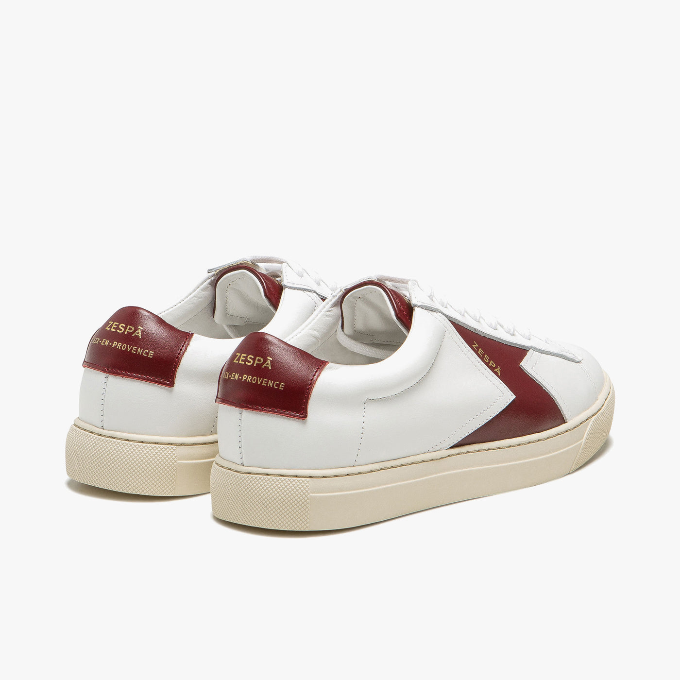 Sneakers cuir rouge foncé | ZESPÀ
