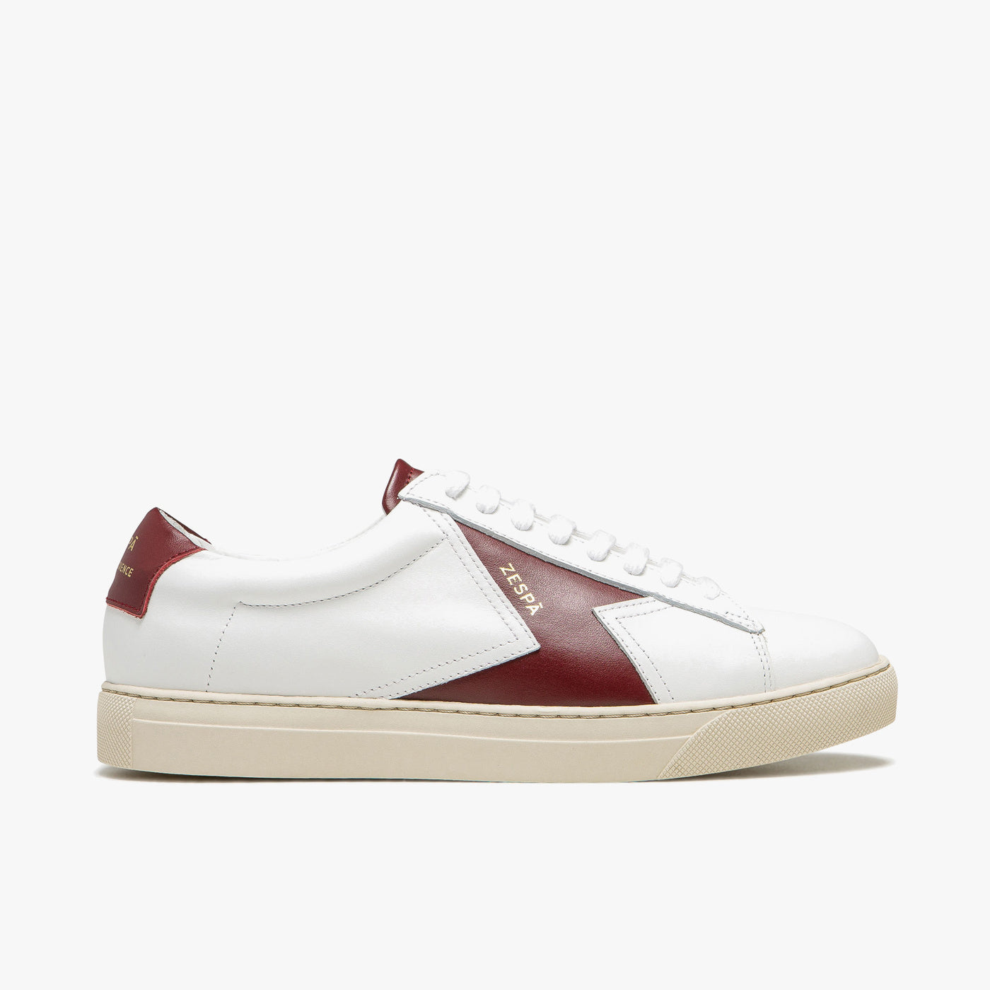 Sneakers cuir rouge foncé | ZESPÀ