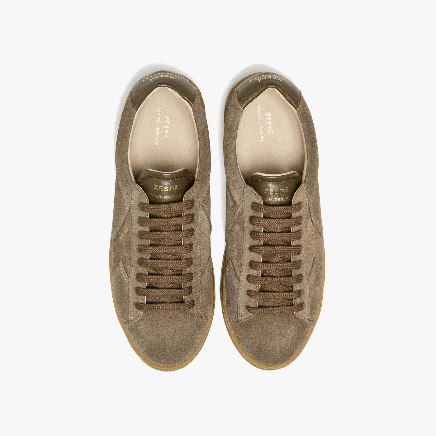Sneakers cuir suède taupe - du 39 au 46 | ZESPÀ