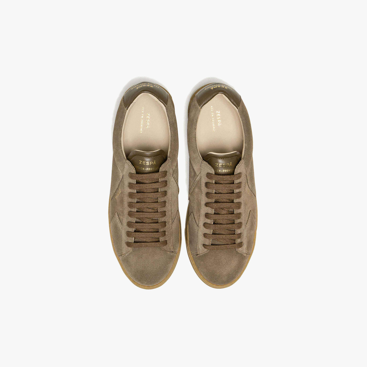 Sneaker en cuir suède taupe homme du 39 au 46 | ZESPÀ