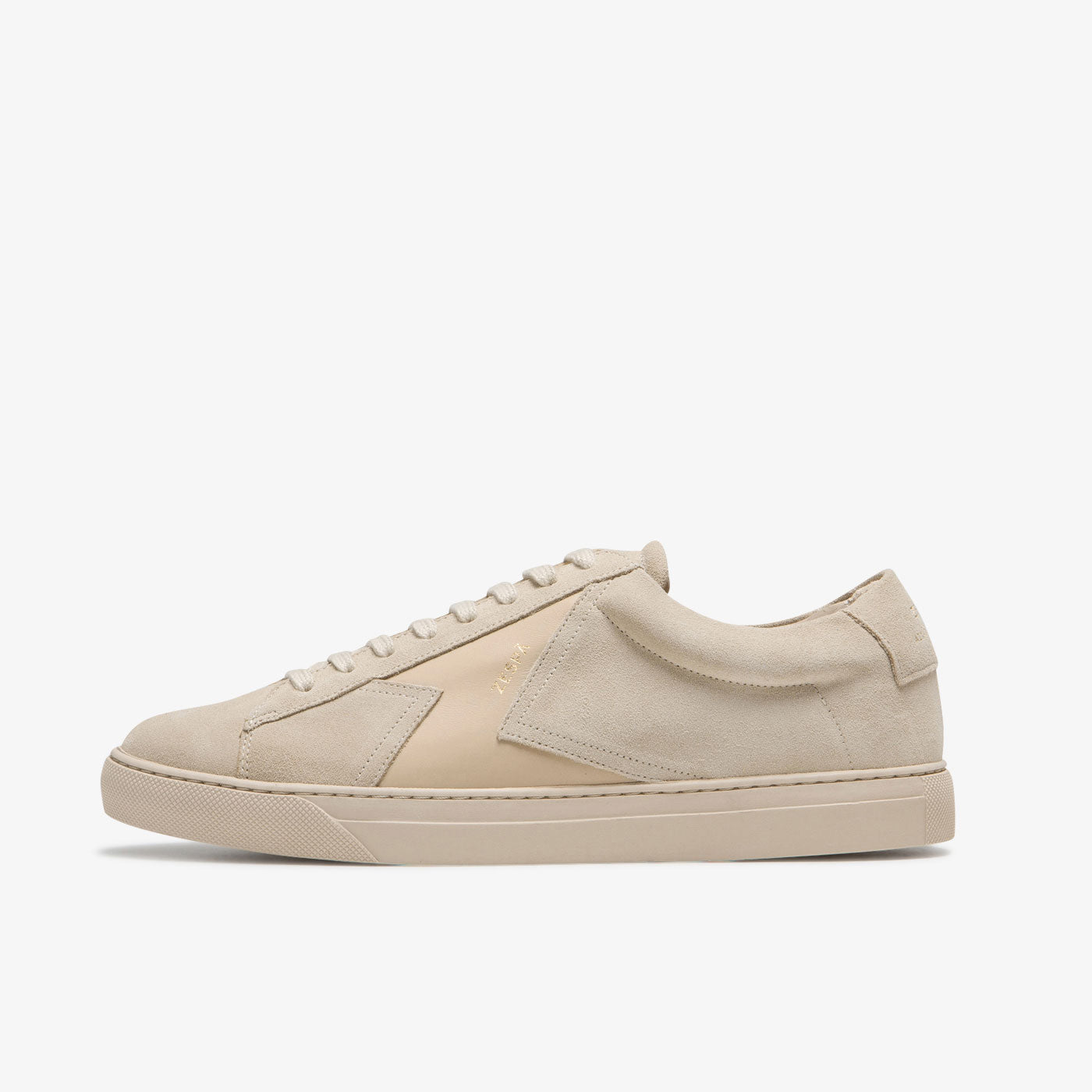 ZSP4 Women's Beige Suede Leather Sneakers – Zespà