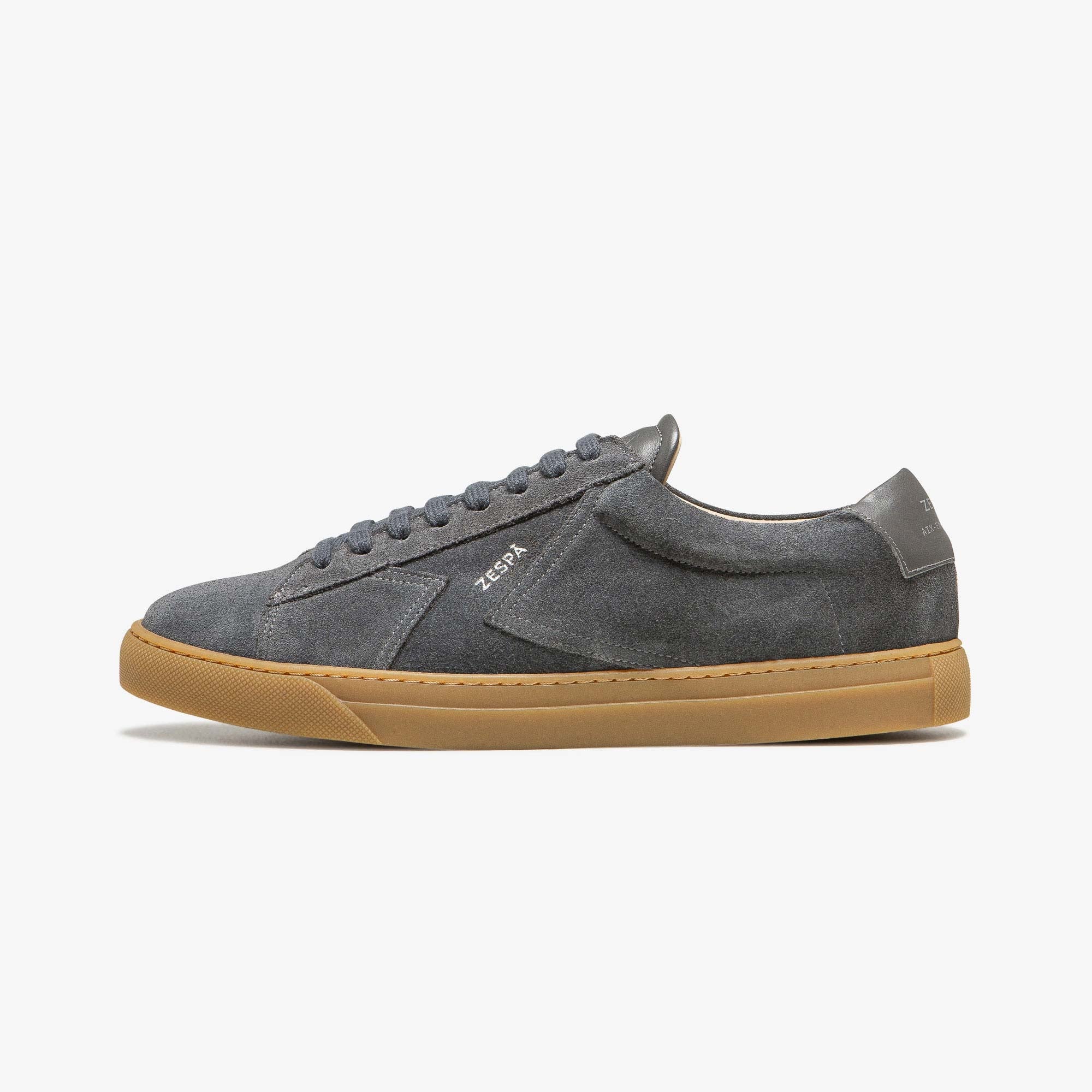 Sneakers cuir suède anthracite | ZESPÀ