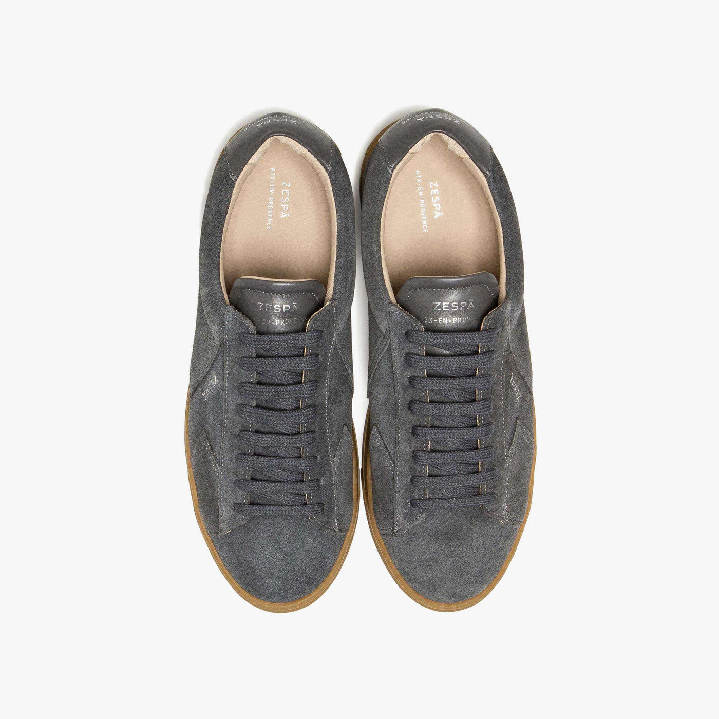 ZSP4 Sneakers anthracite suede leather Men | ZESPÀ – Zespà
