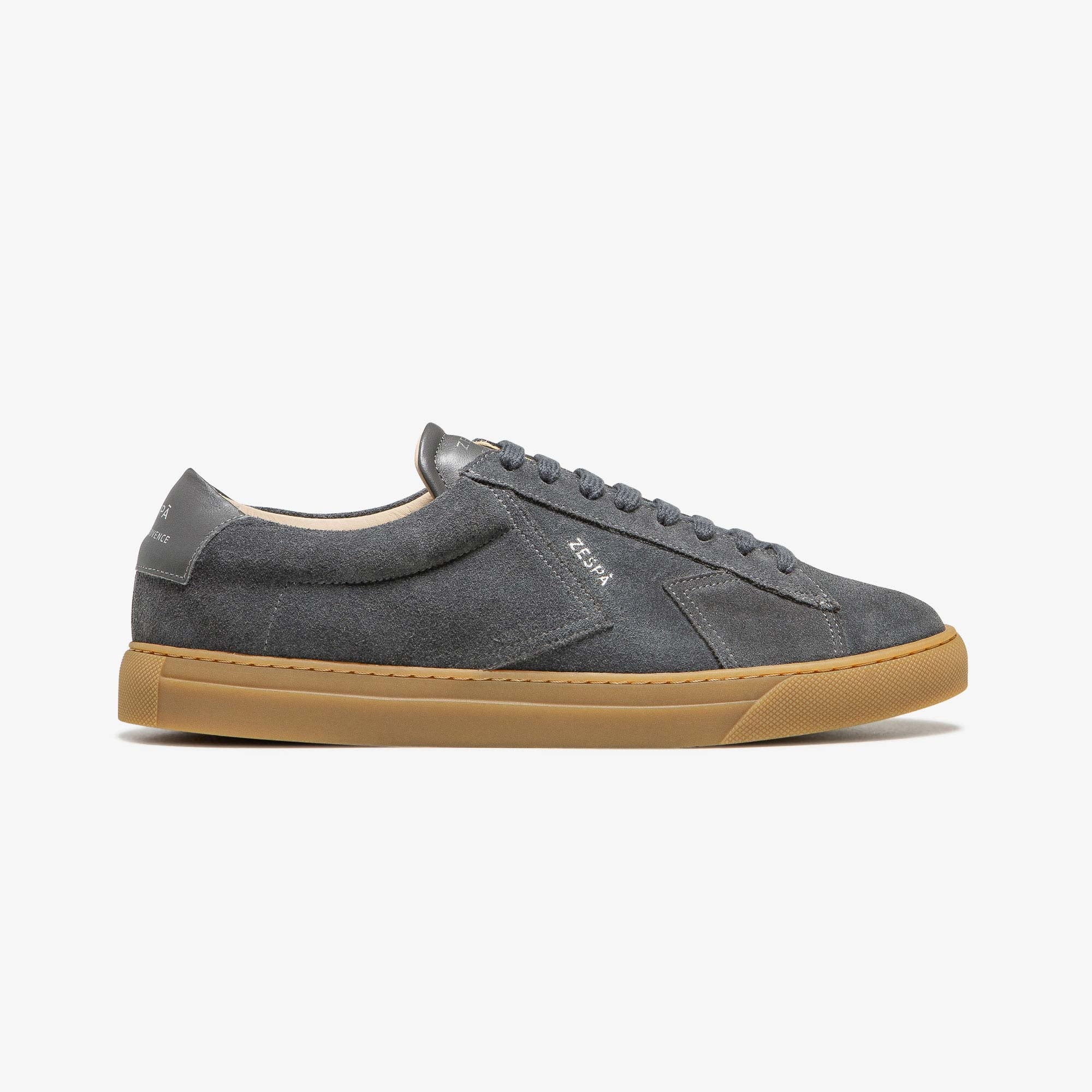 Sneakers cuir suède anthracite | ZESPÀ