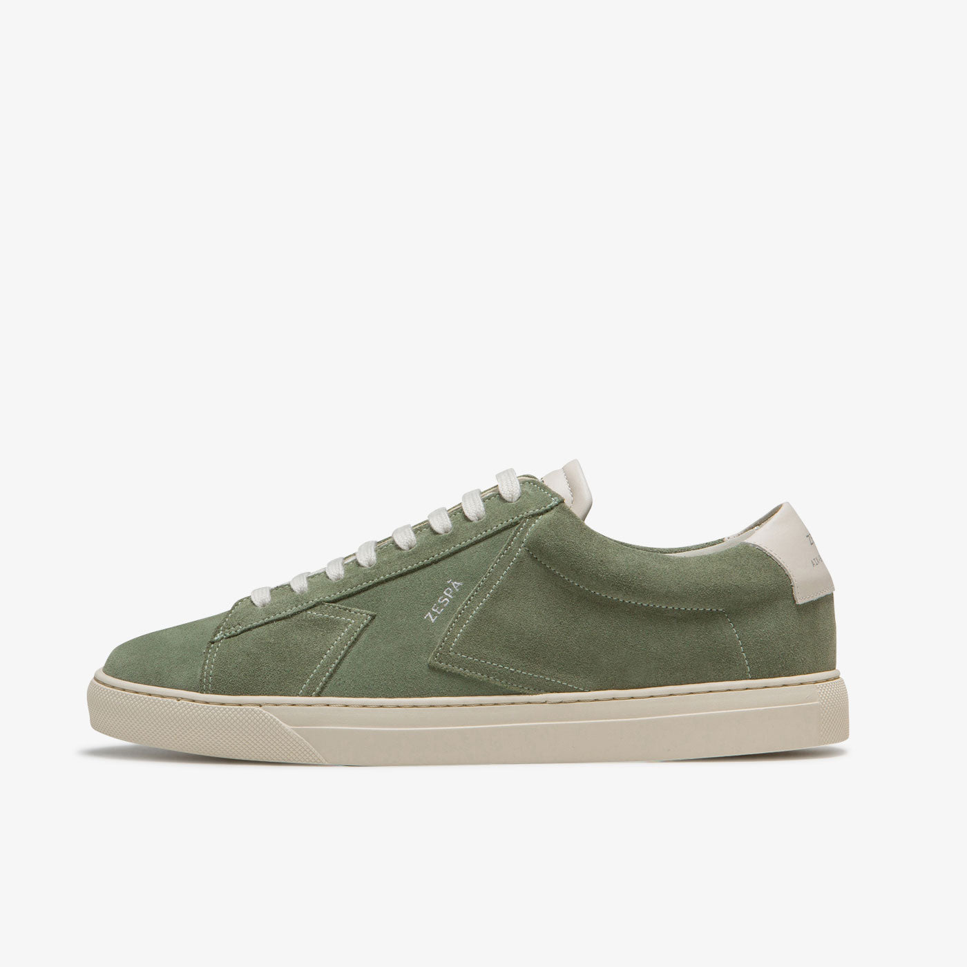 Sneakers cuir suède vert | ZESPÀ