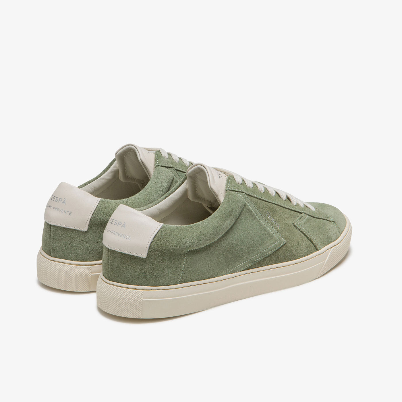 Sneakers cuir suède vert | ZESPÀ