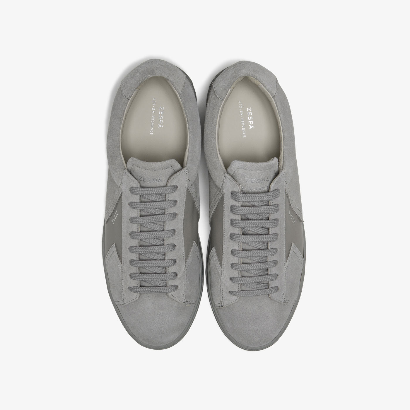 Sneakers cuir suède gris | ZESPÀ