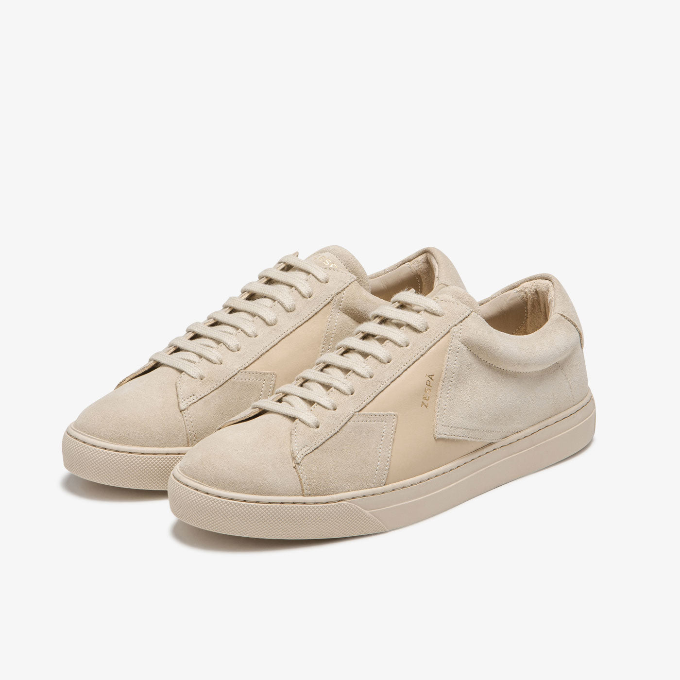 Sneakers cuir suède beige | ZESPÀ