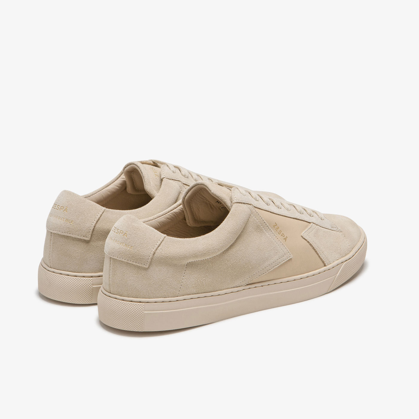 Sneakers cuir suède beige | ZESPÀ