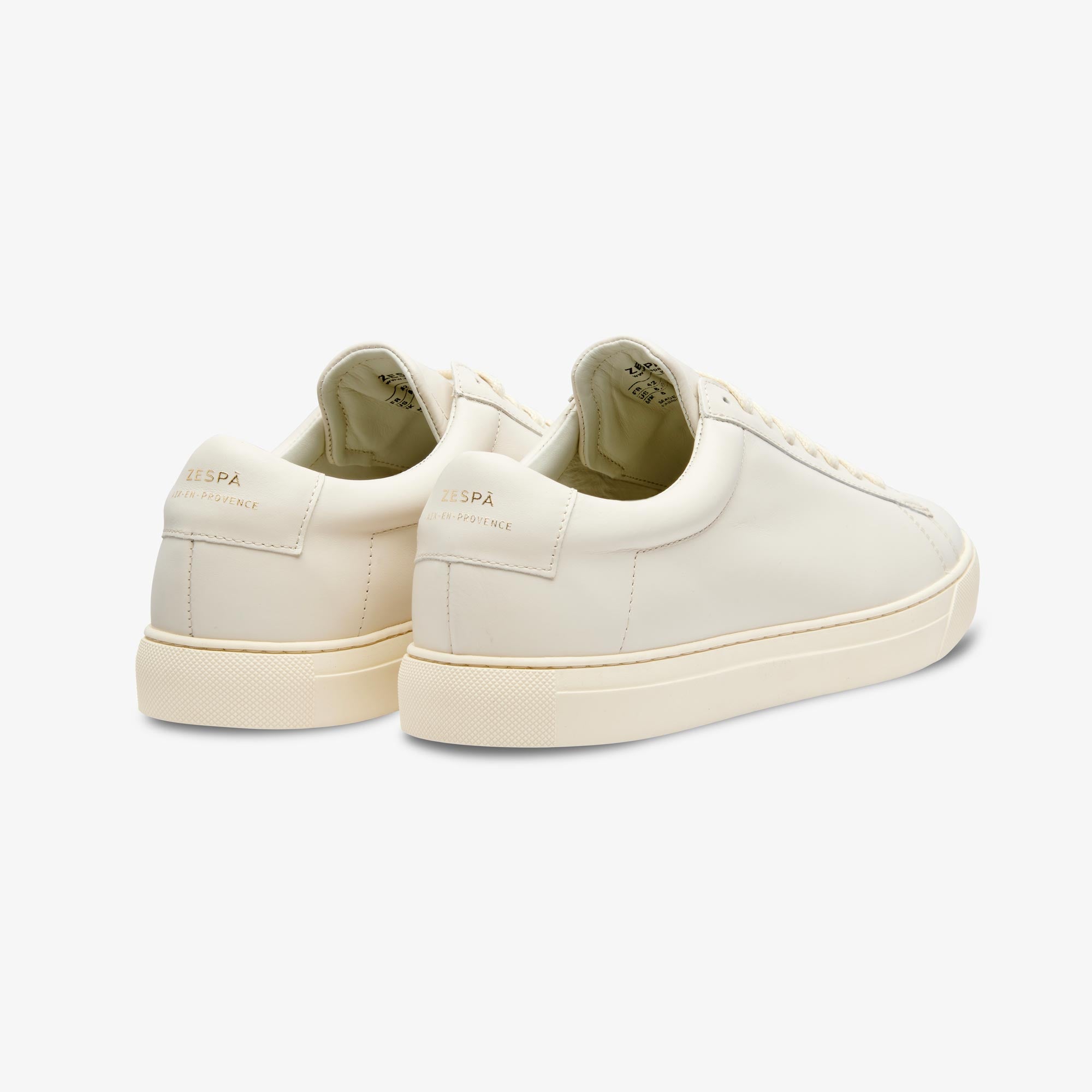 Sneakers cuir blanc cassé - du 39 au 46 | ZESPÀ