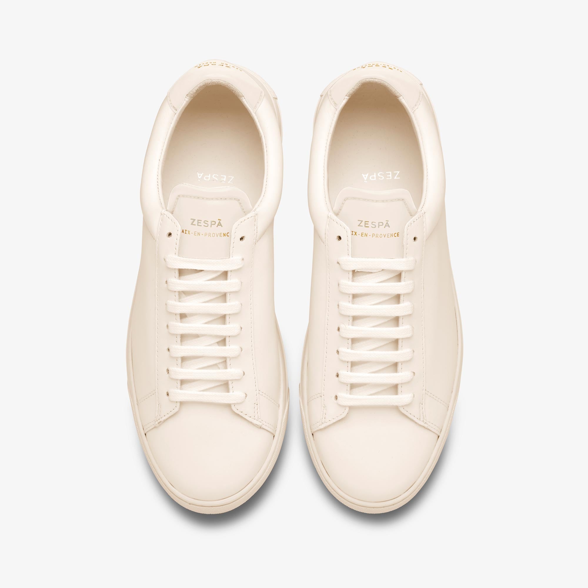 Sneakers cuir blanc cassé - du 39 au 46 | ZESPÀ