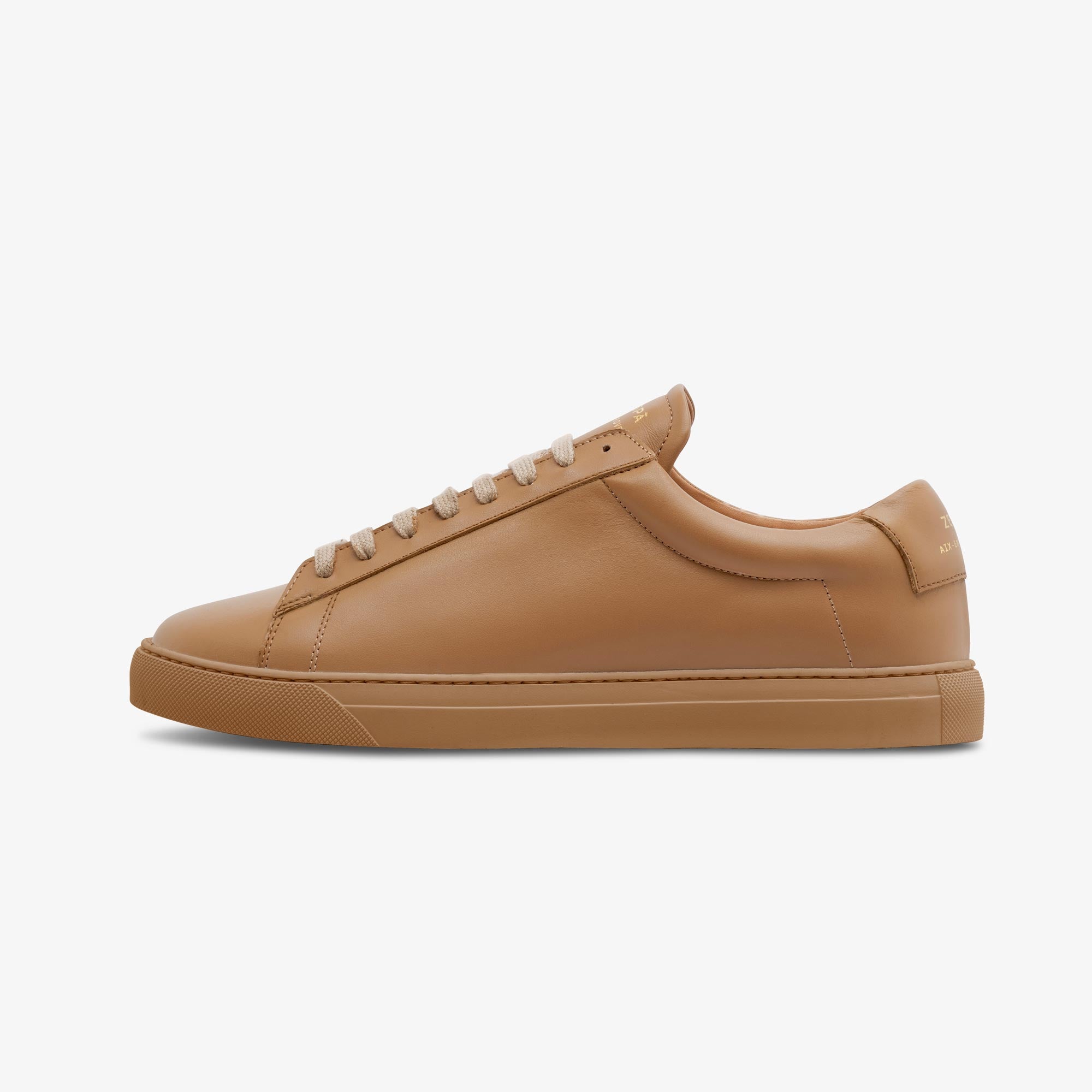 Sneakers cuir sepia | ZESPÀ