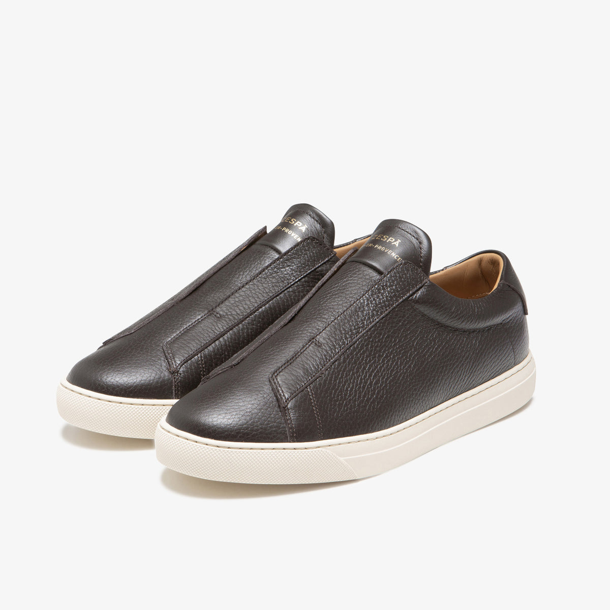 Sneaker minimaliste en cuir marron du 39 au 46 | ZESPÀ