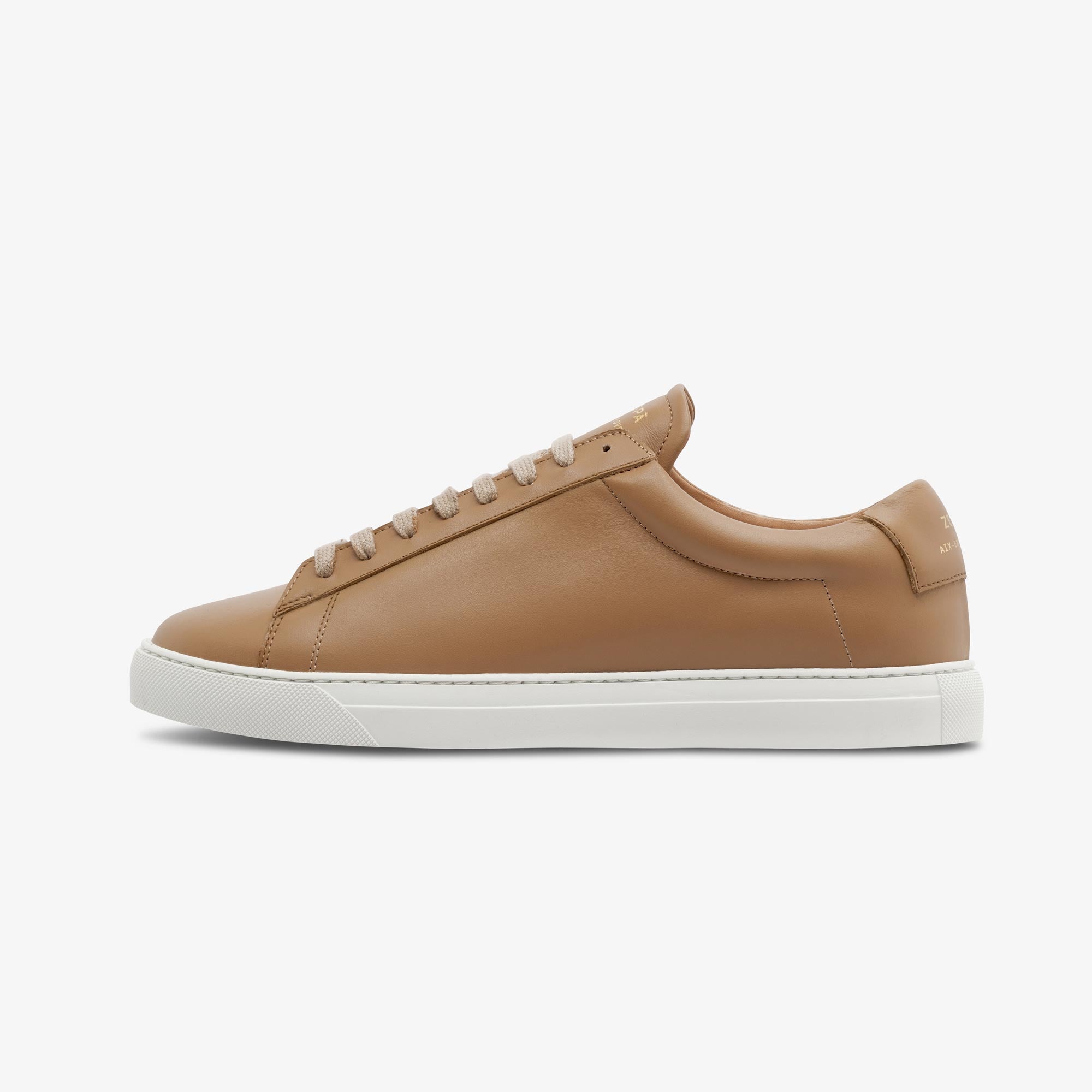 Sneakers cuir sepia | ZESPÀ