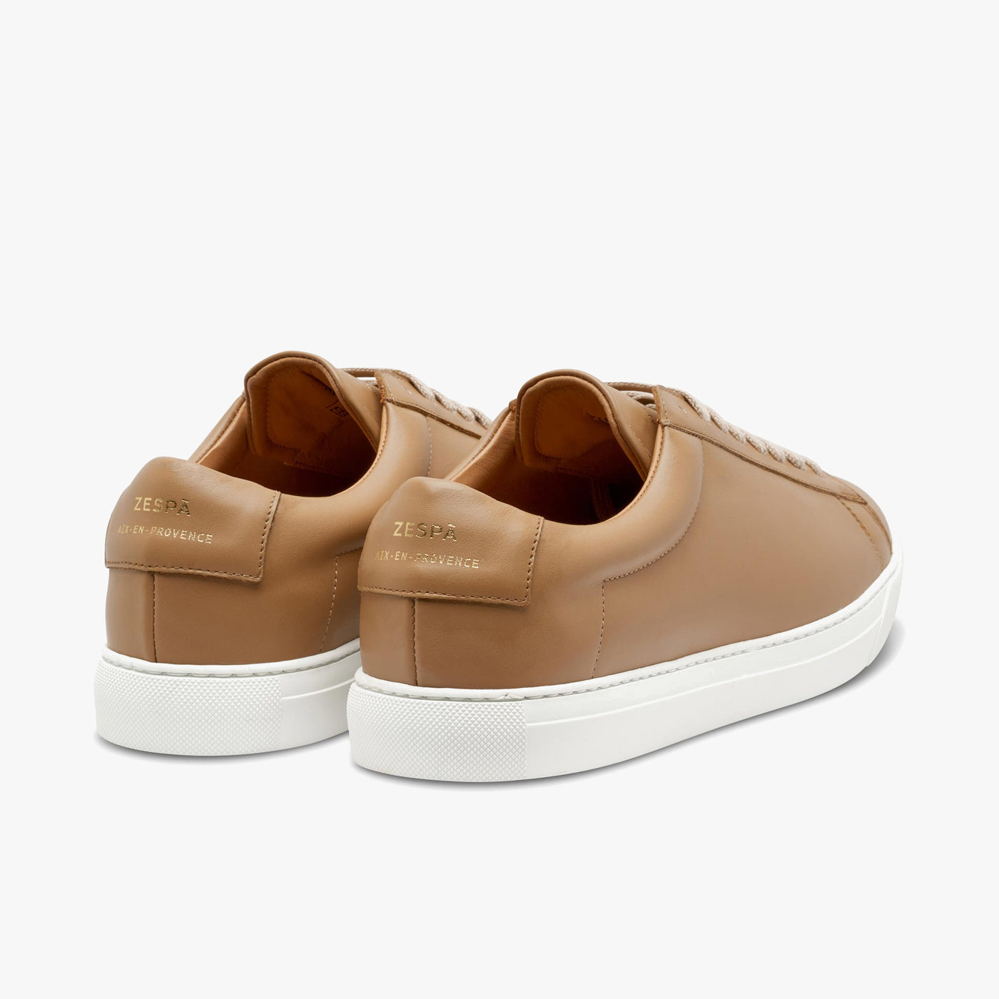 Sneakers cuir sepia | ZESPÀ