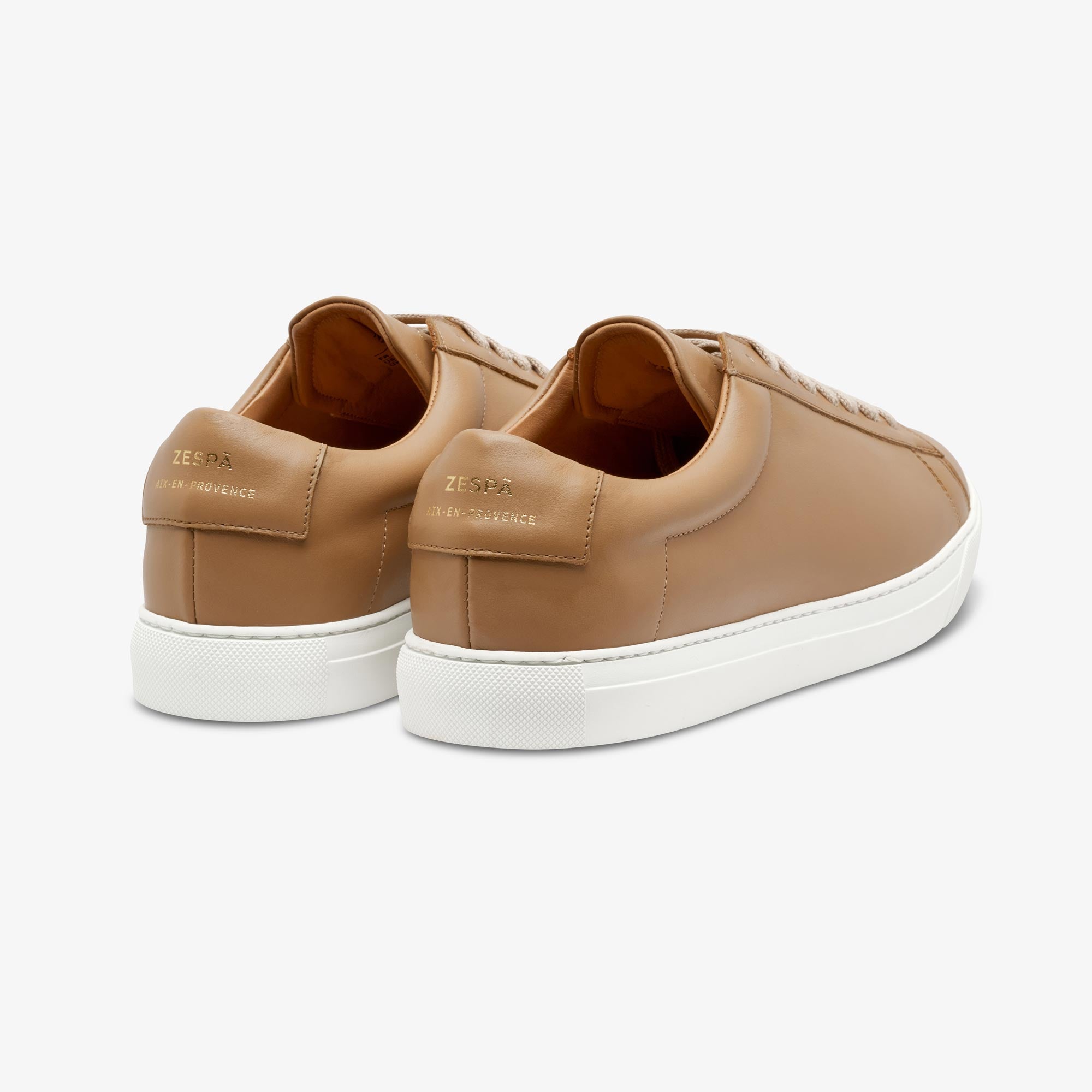 Sneakers cuir sepia | ZESPÀ