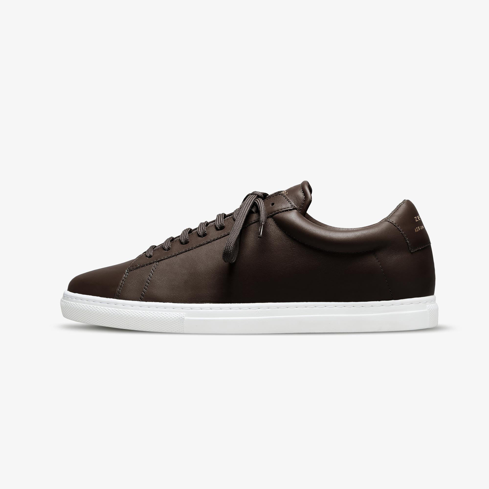 Sneakers cuir chocolat | ZESPÀ