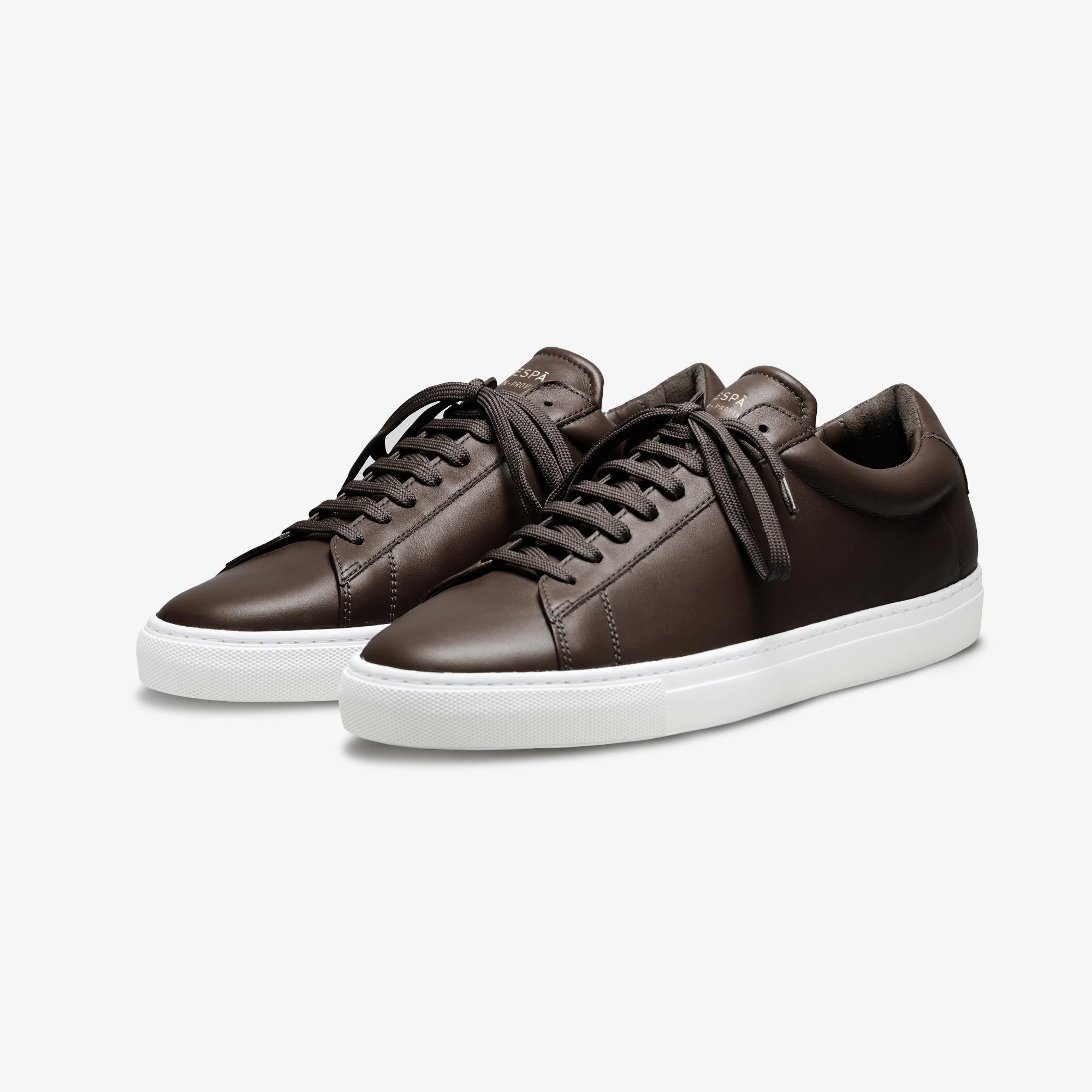 Sneakers cuir chocolat | ZESPÀ