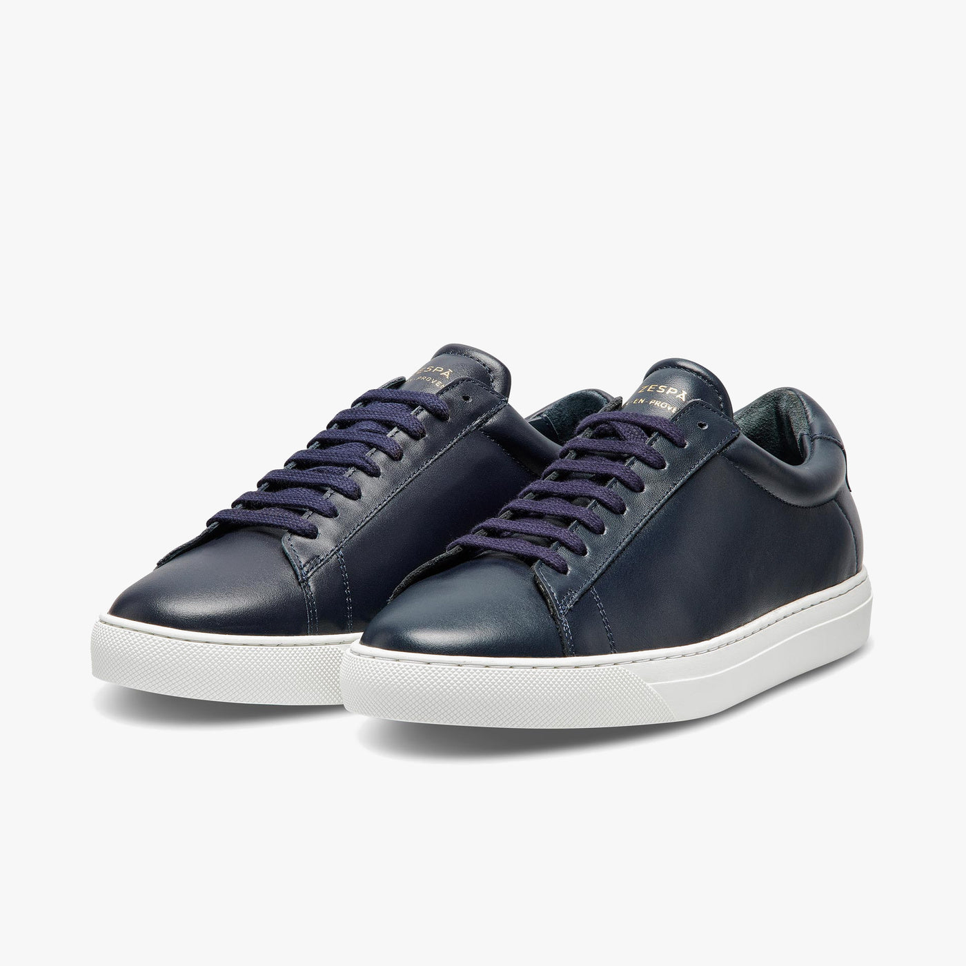 ZSP4 Navy Leather Sneakers Men | ZESPÀ – Zespà