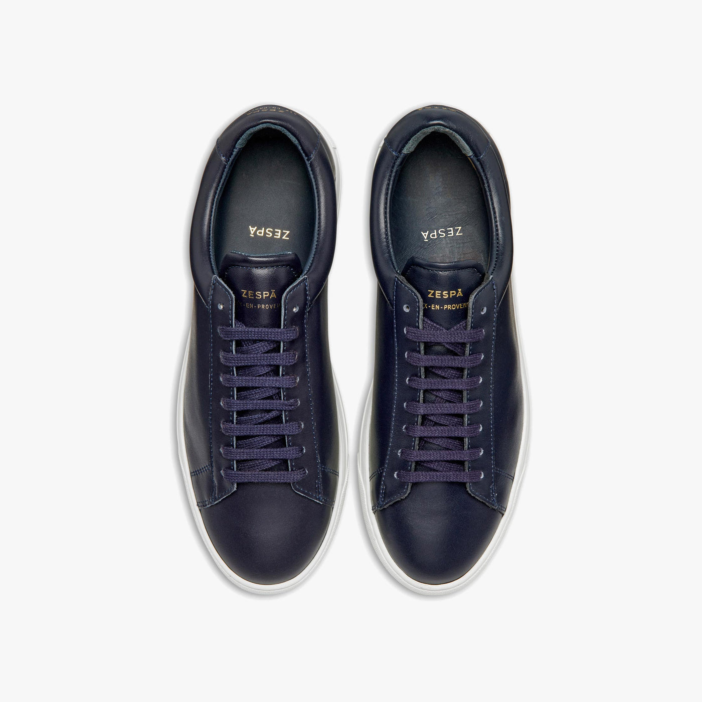 ZSP4 Navy Leather Sneakers Men | ZESPÀ – Zespà