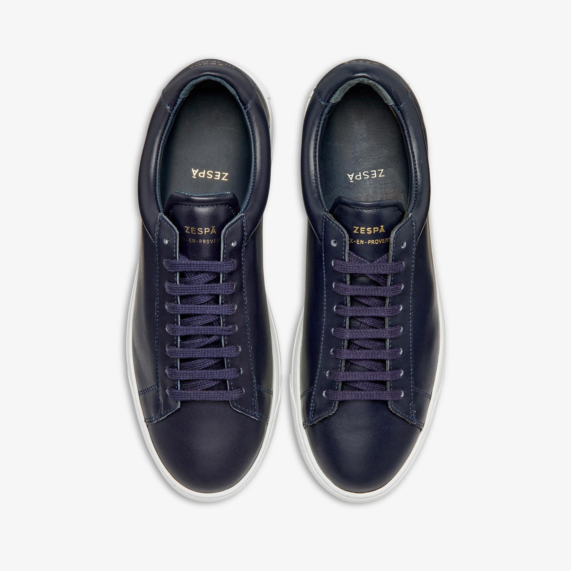 Sneakers cuir marine | ZESPÀ