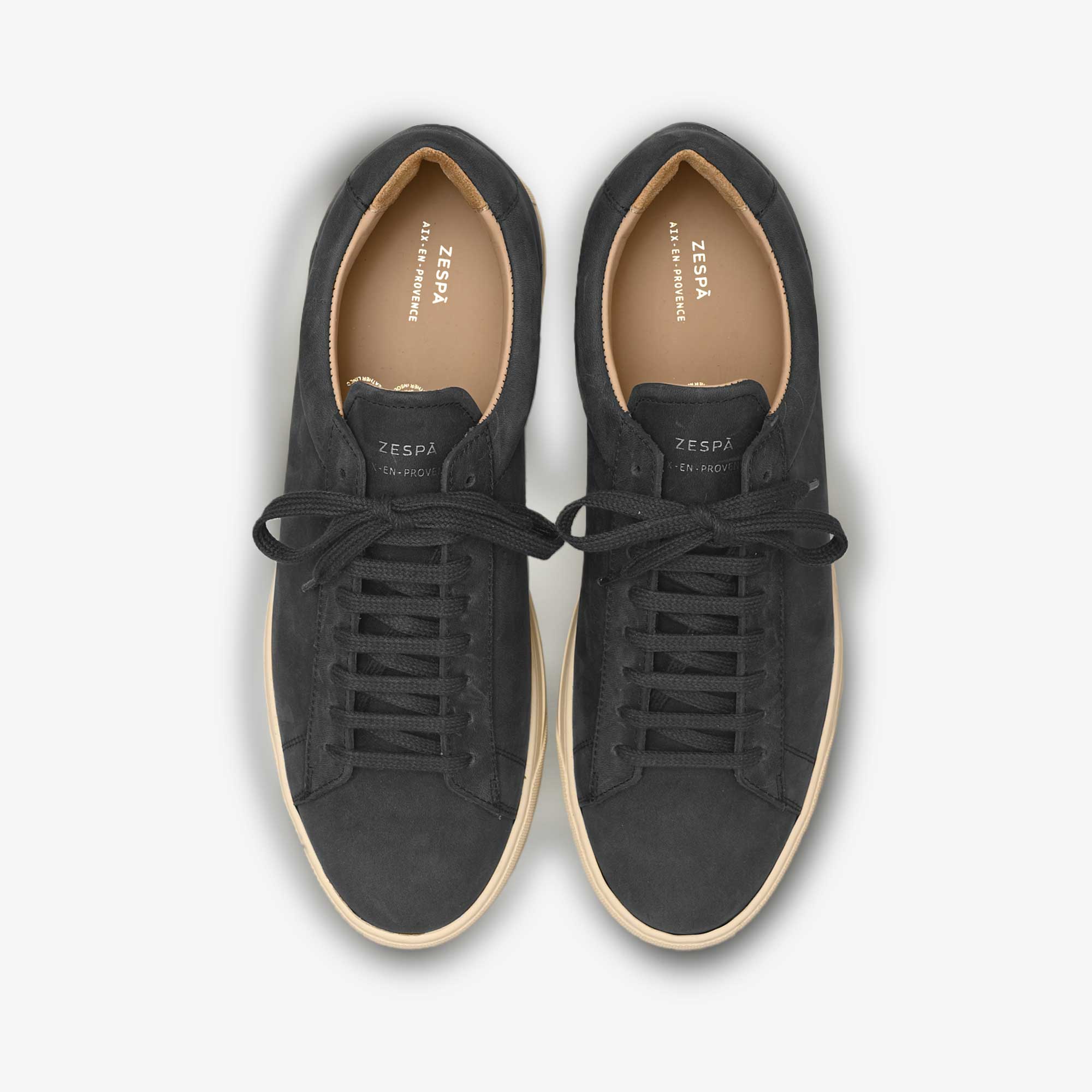 Sneakers cuir anthracite | ZESPÀ