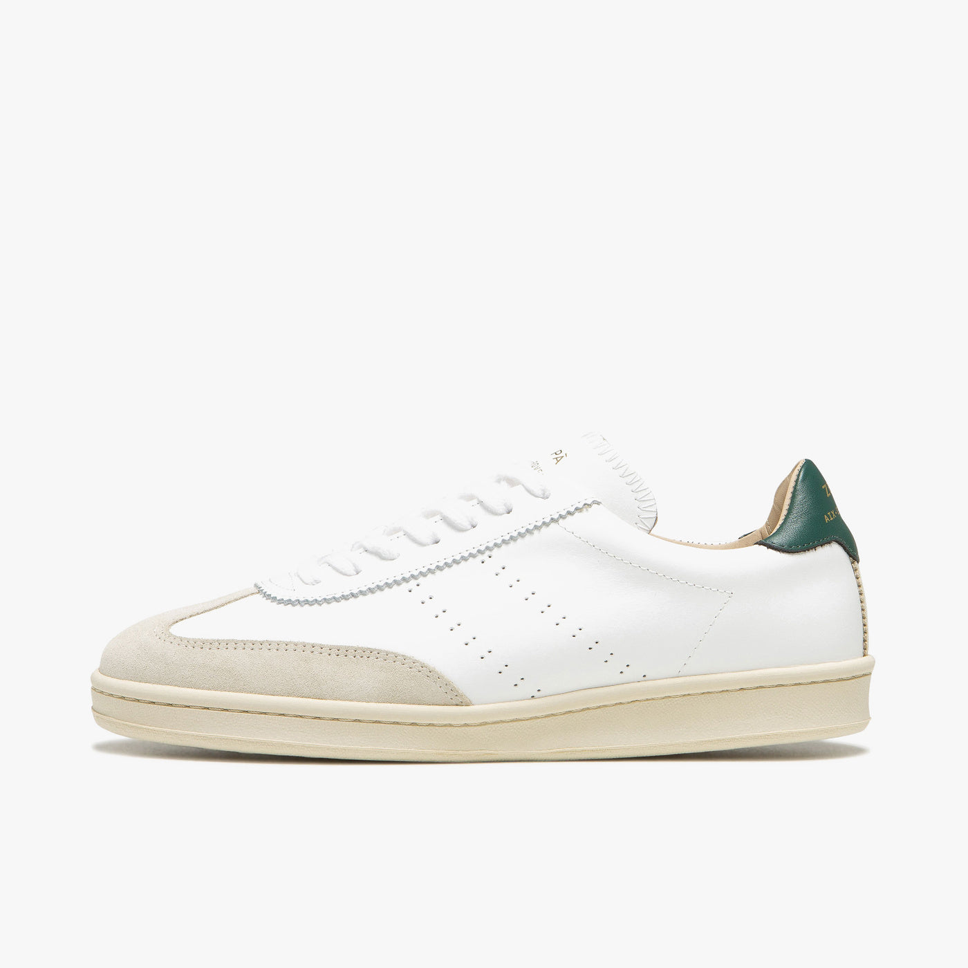 Sneakers cuir vert sombre - du 39 au 46 | ZESPÀ