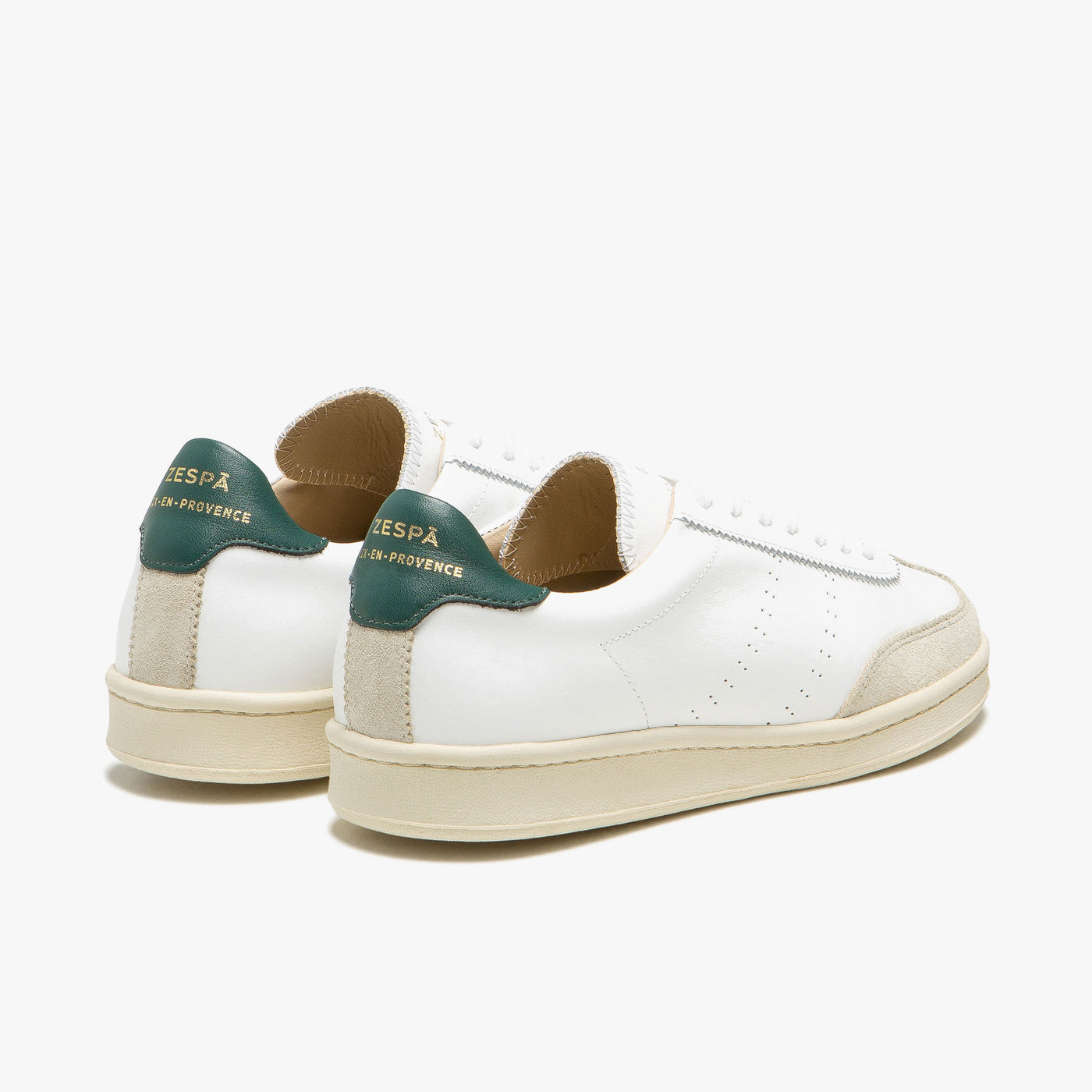 Sneakers cuir vert sombre - du 39 au 46 | ZESPÀ