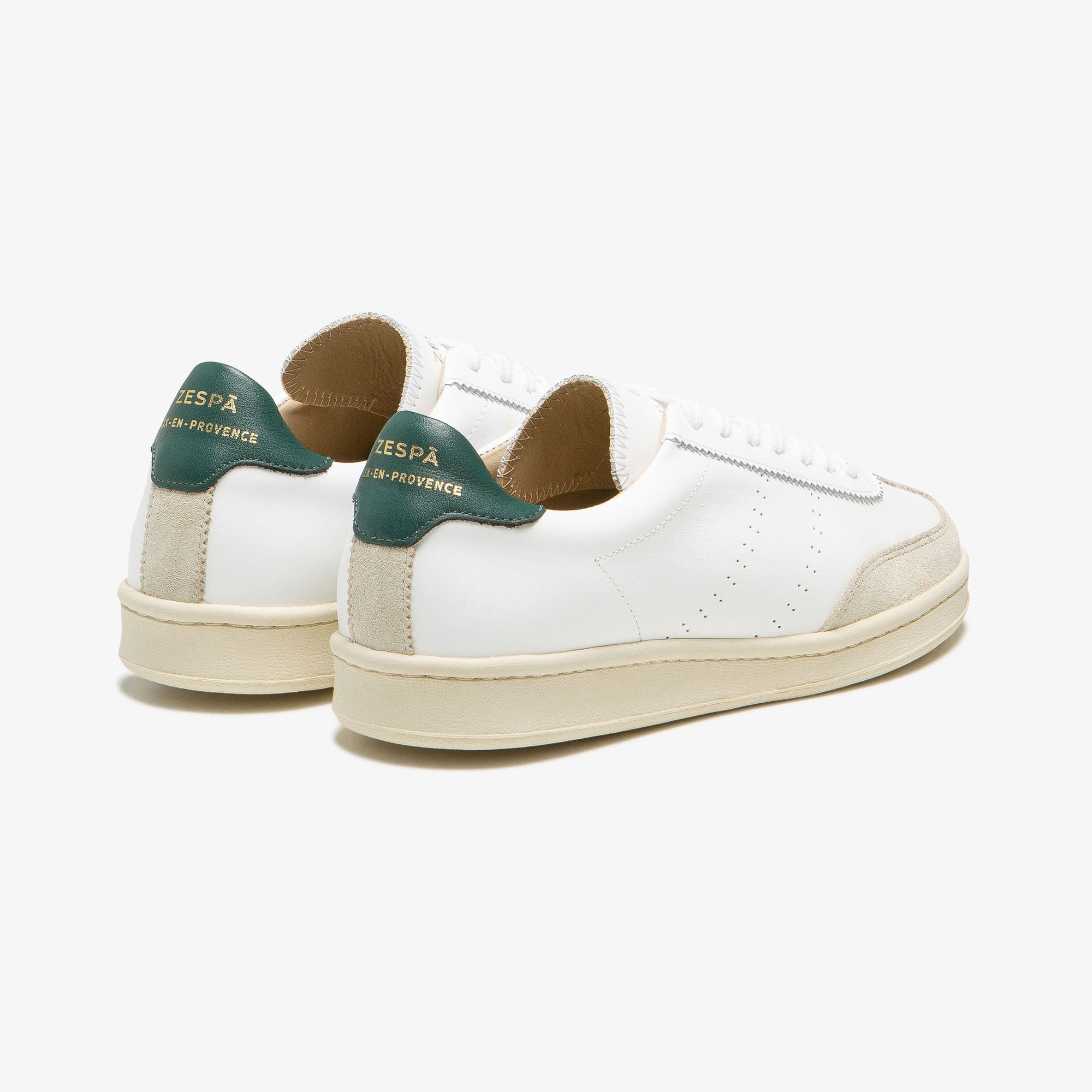 Sneakers cuir vert sombre - du 39 au 46 | ZESPÀ