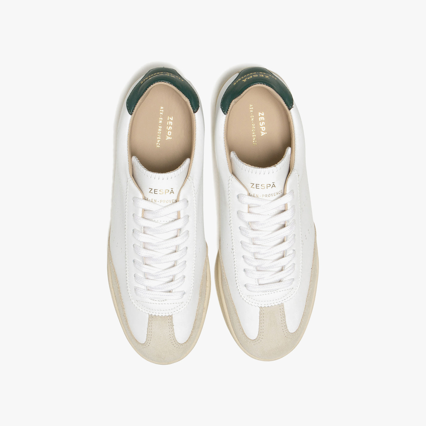 Sneakers cuir vert sombre - du 39 au 46 | ZESPÀ