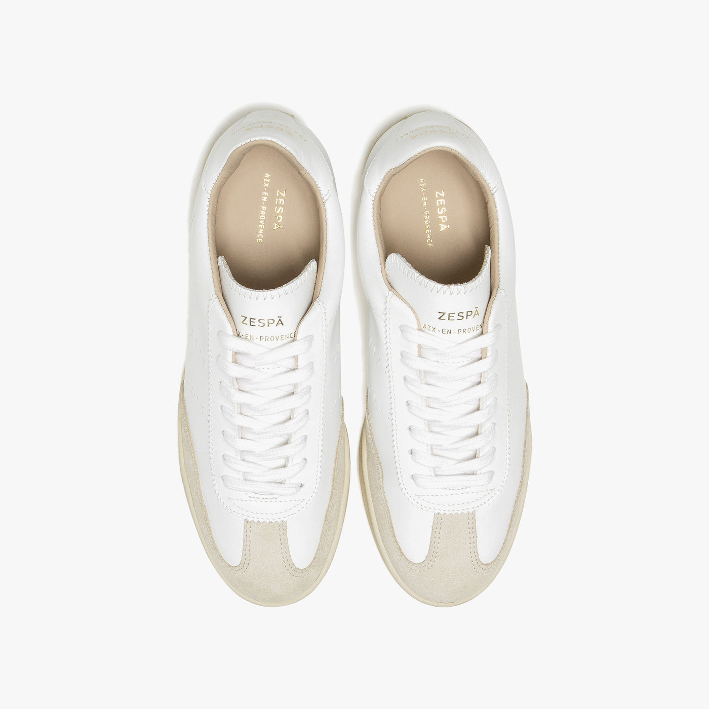 Sneakers cuir blanc - du 35 au 41 | ZESPÀ