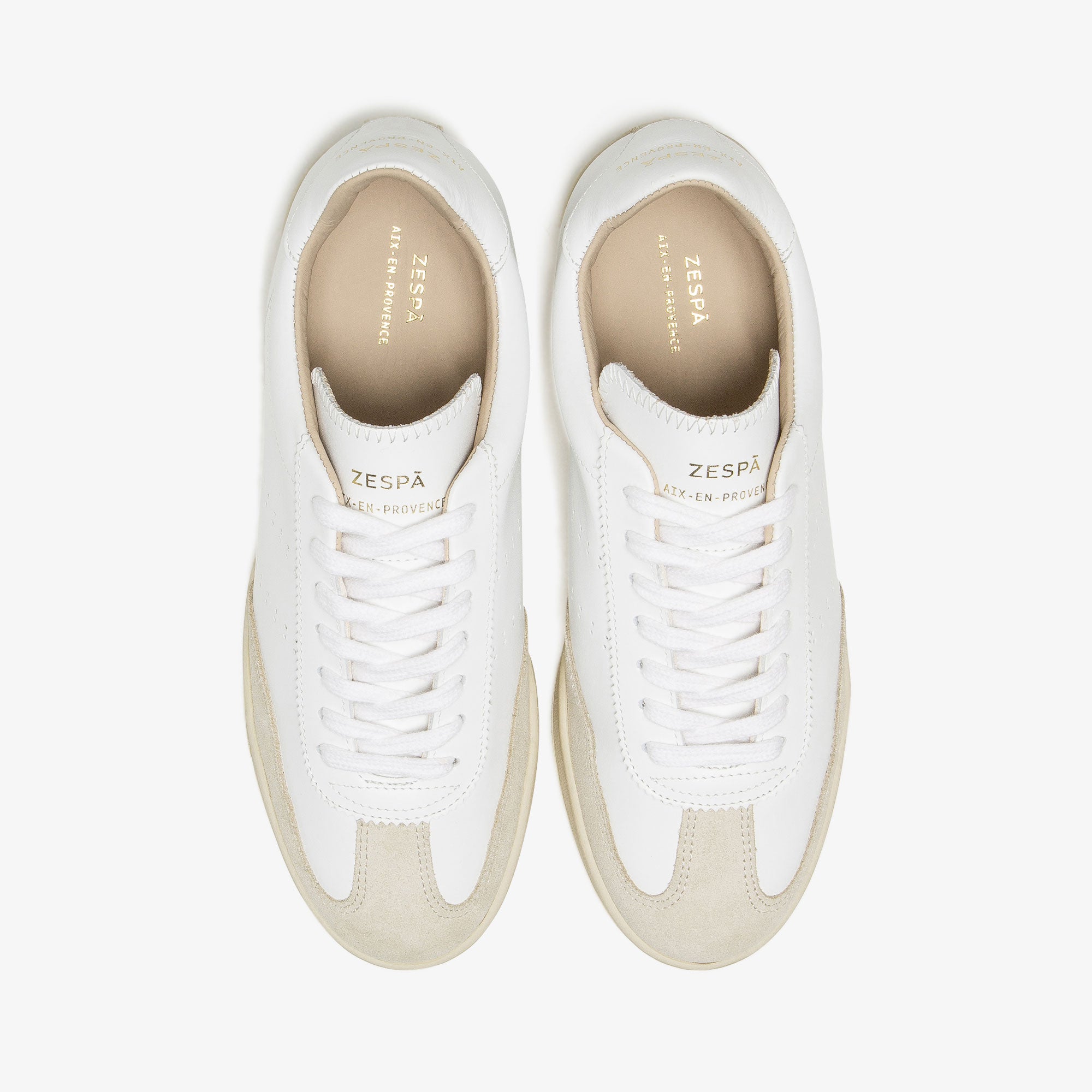 Sneakers cuir blanc - du 35 au 41 | ZESPÀ