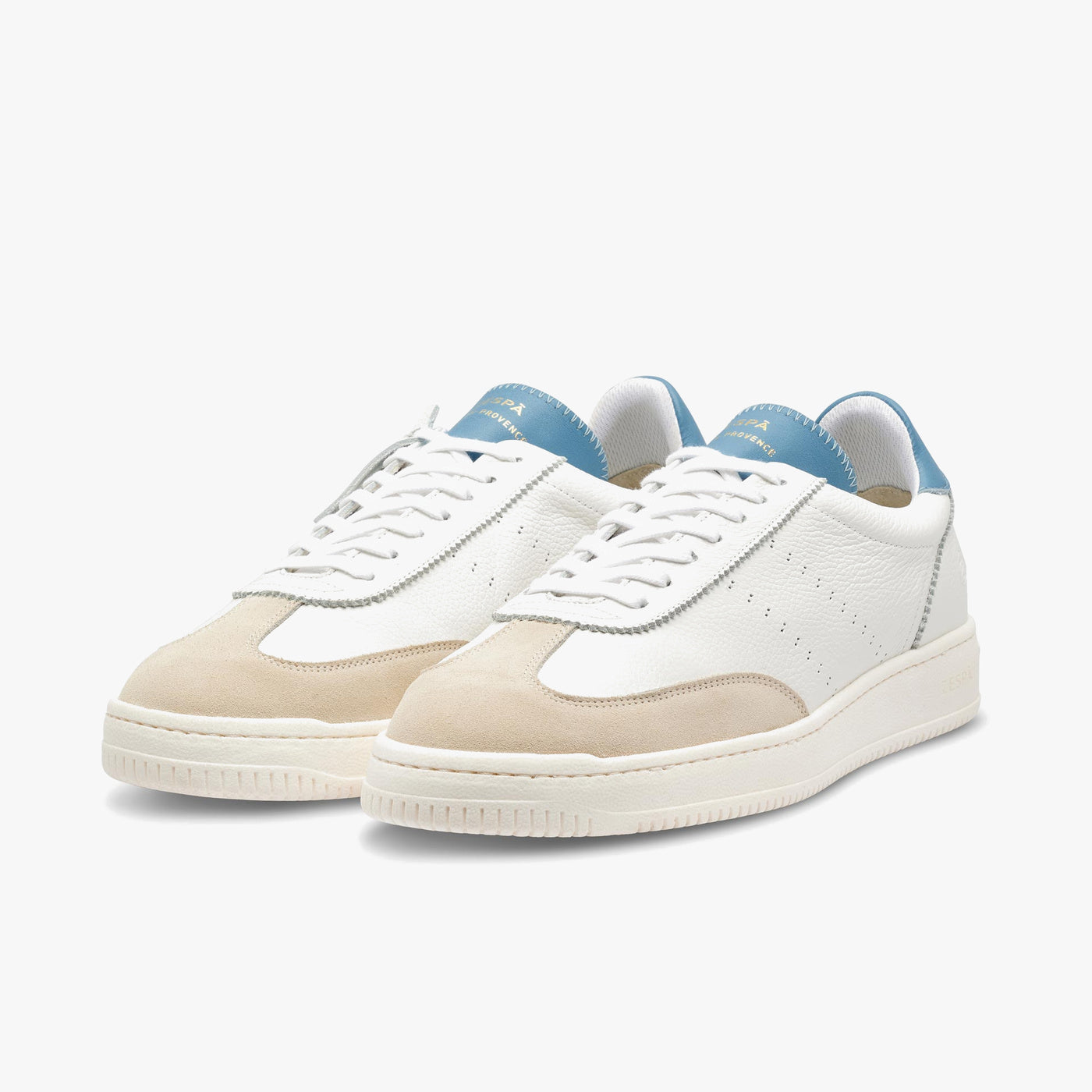 Sneakers cuir blanc et sea | ZESPÀ