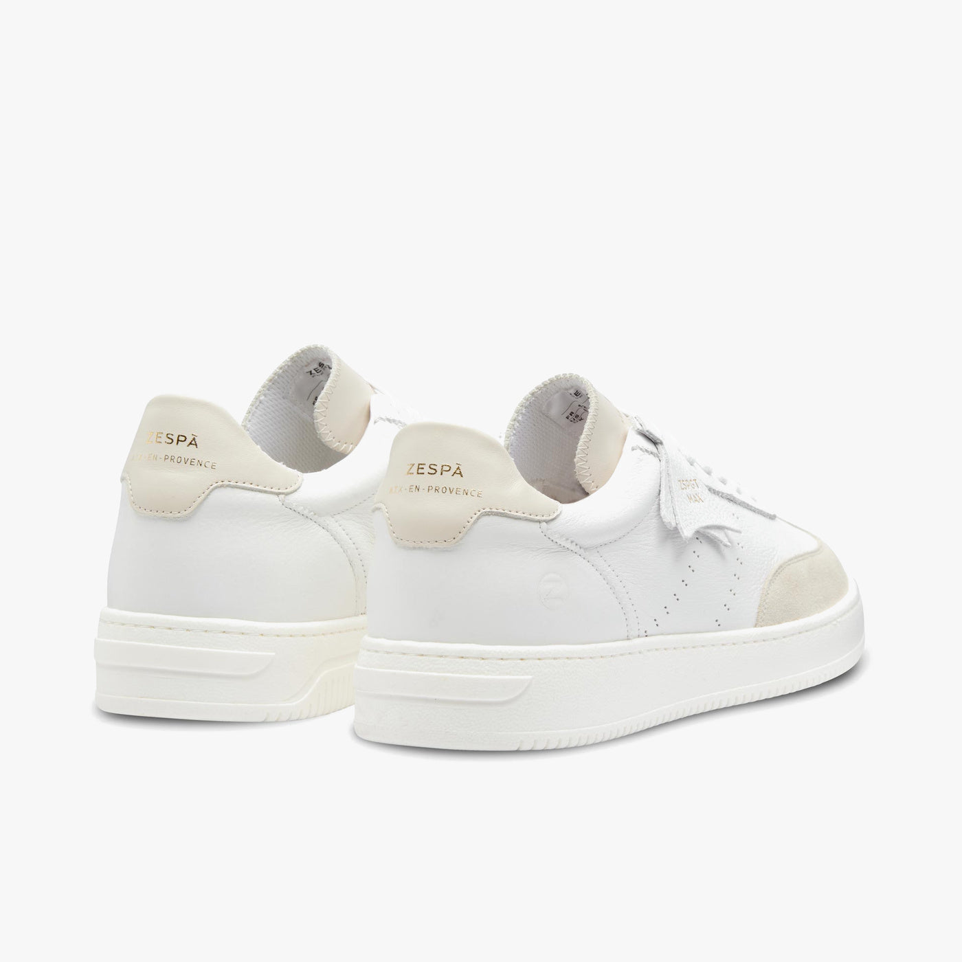 Sneakers cuir blanc cassé | ZESPÀ