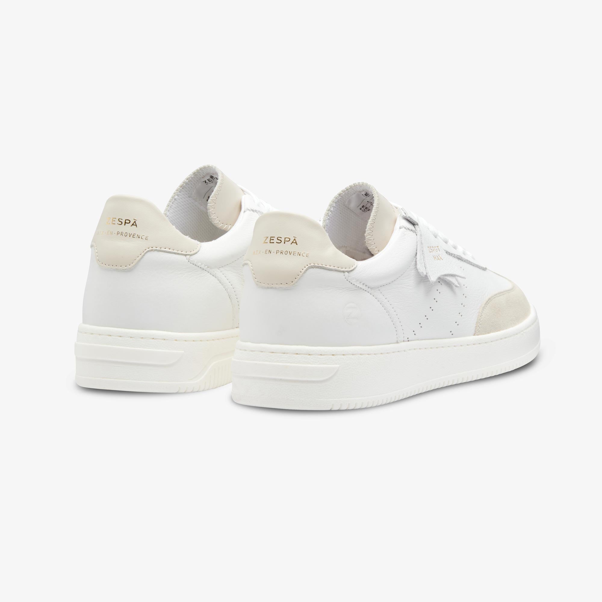 Sneakers cuir blanc cassé | ZESPÀ