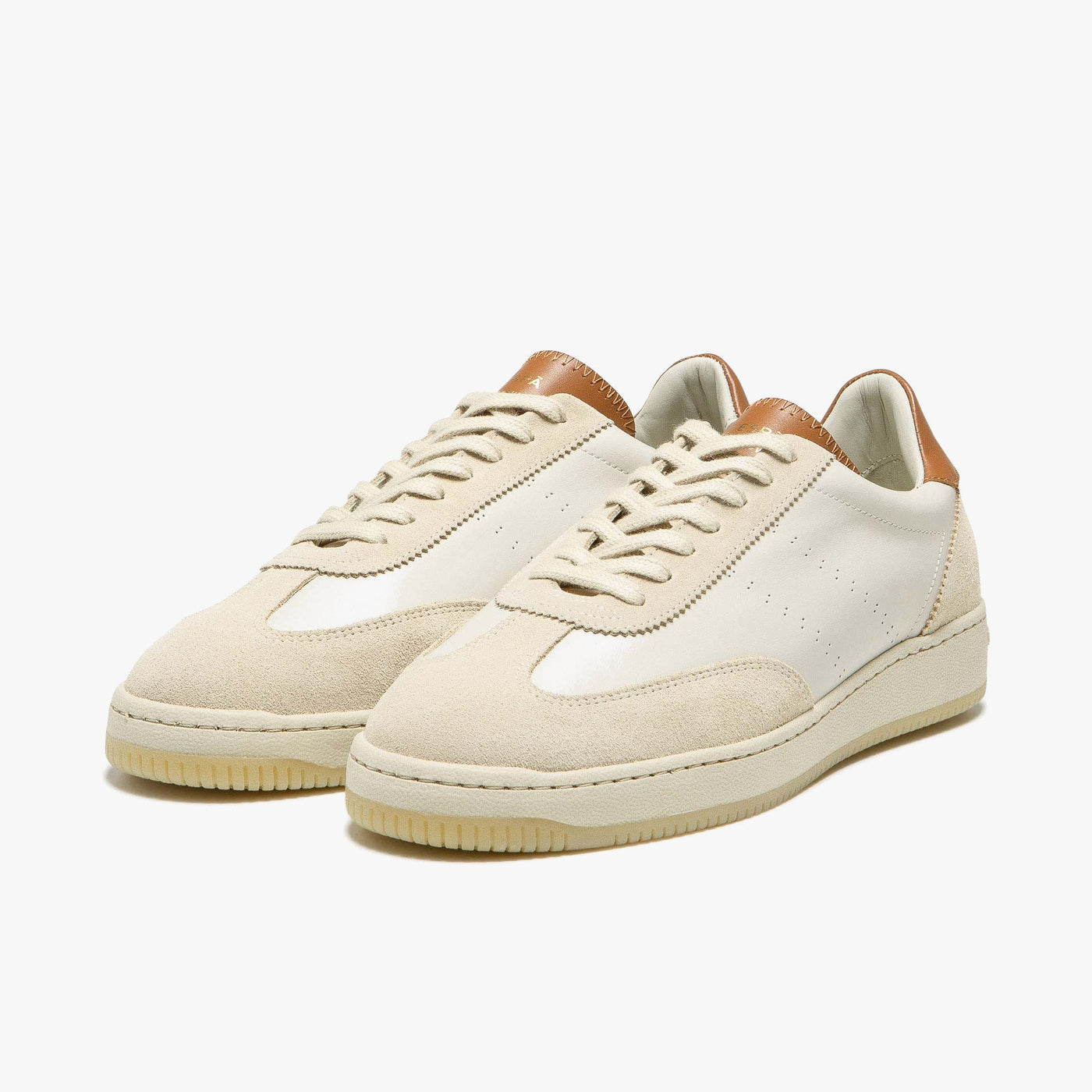 Sneakers cuir blanc cassé | ZESPÀ