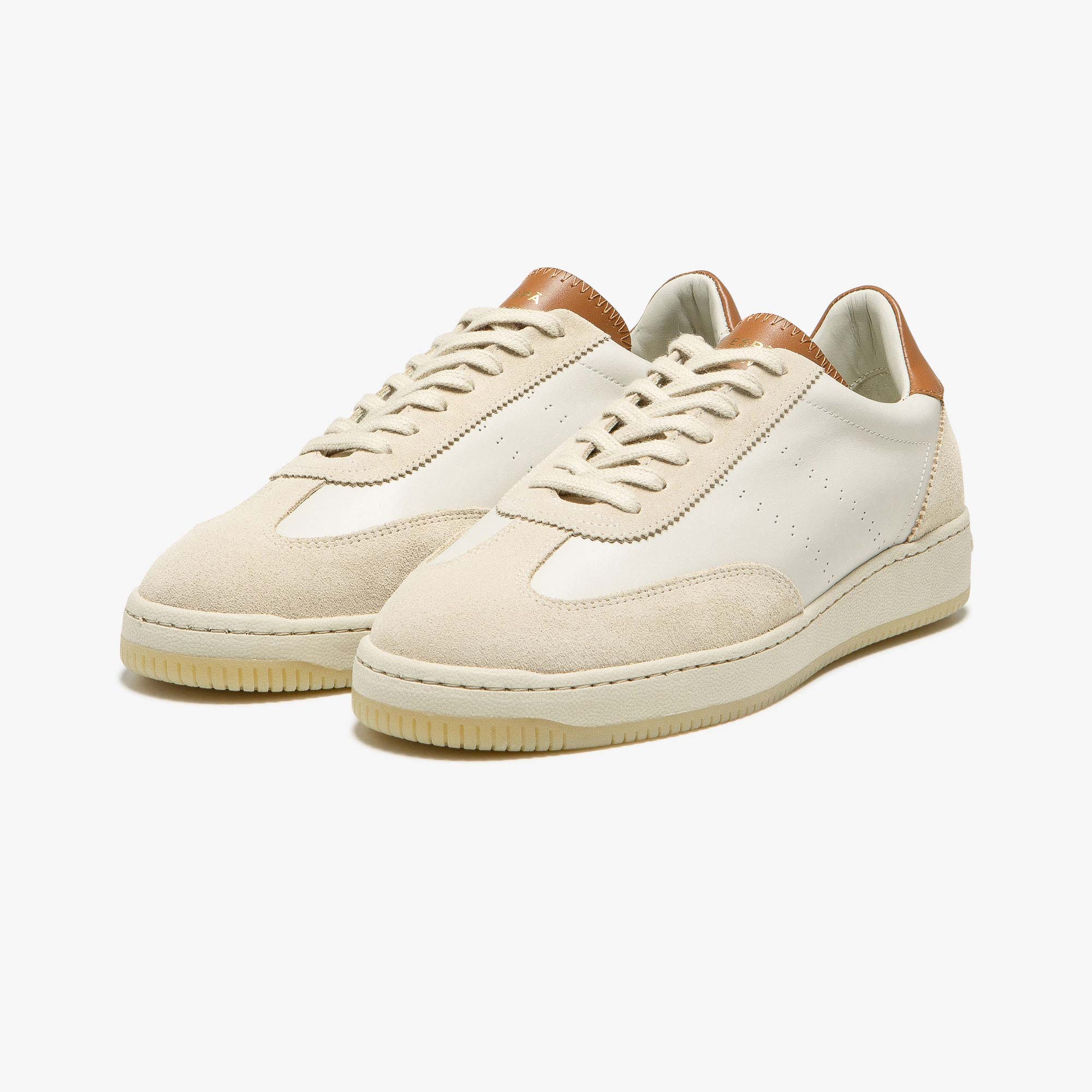 Sneakers cuir blanc cassé | ZESPÀ
