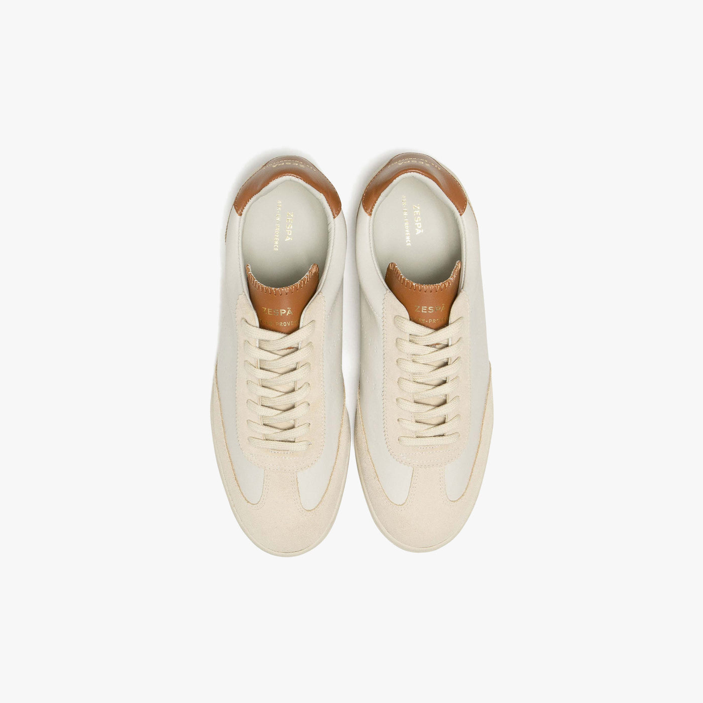 Sneakers cuir blanc cassé | ZESPÀ