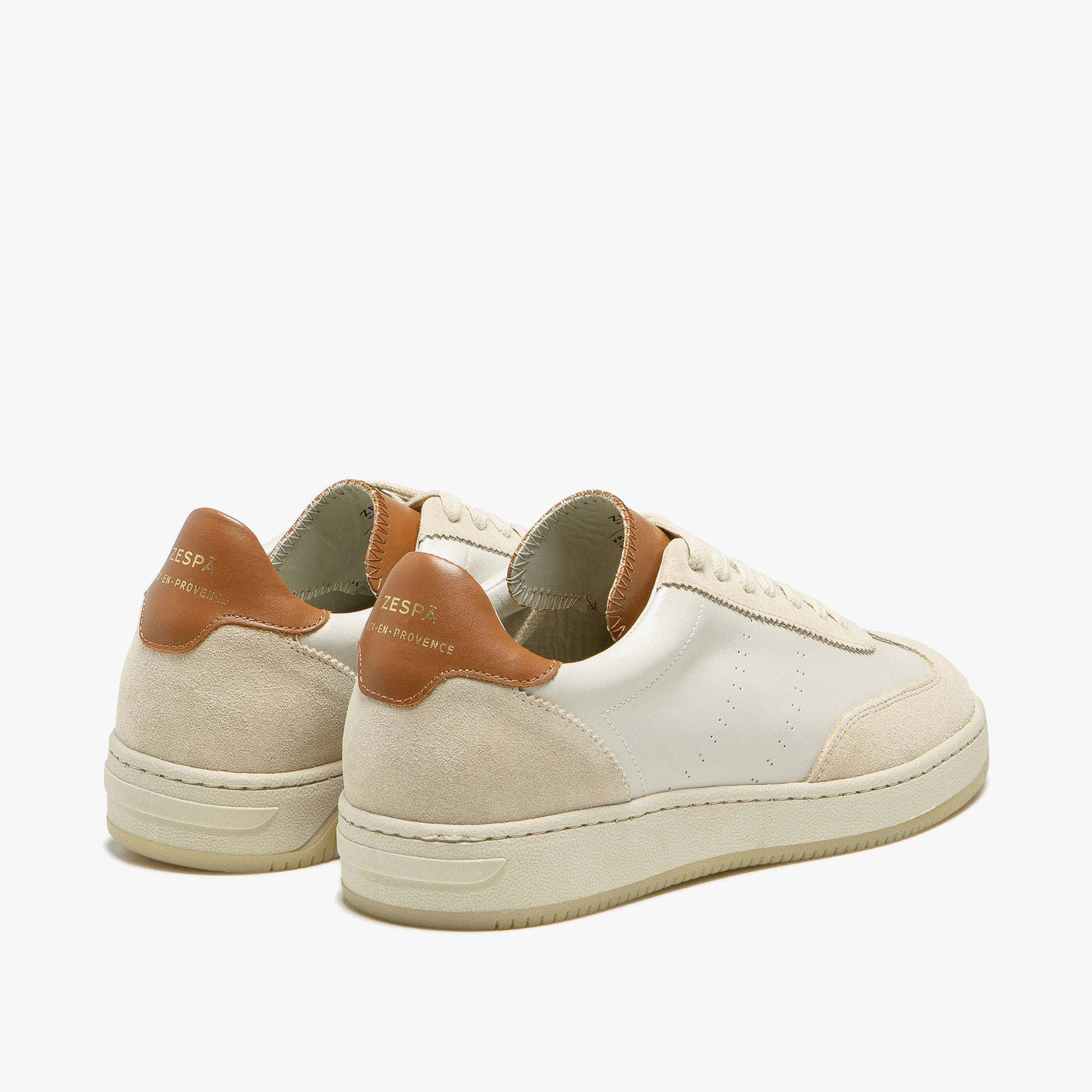 Sneakers cuir blanc cassé | ZESPÀ