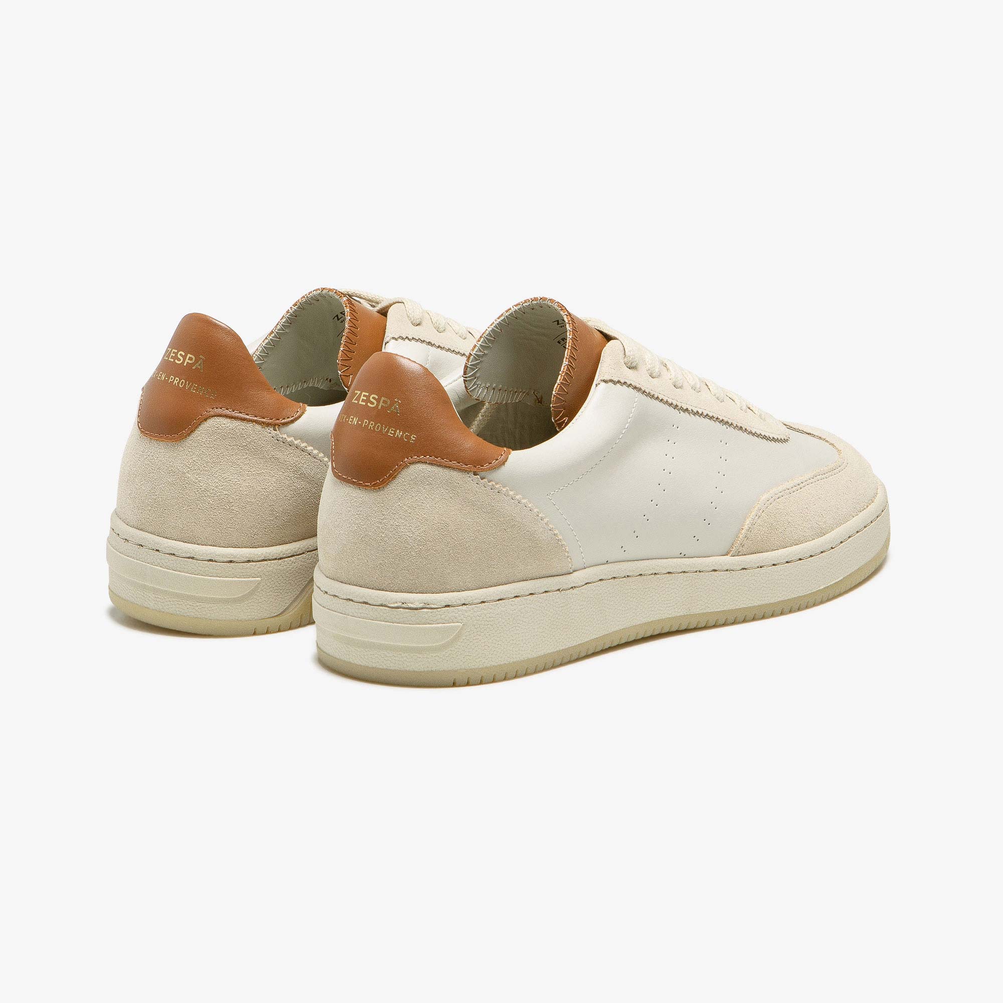 Sneakers cuir blanc cassé | ZESPÀ