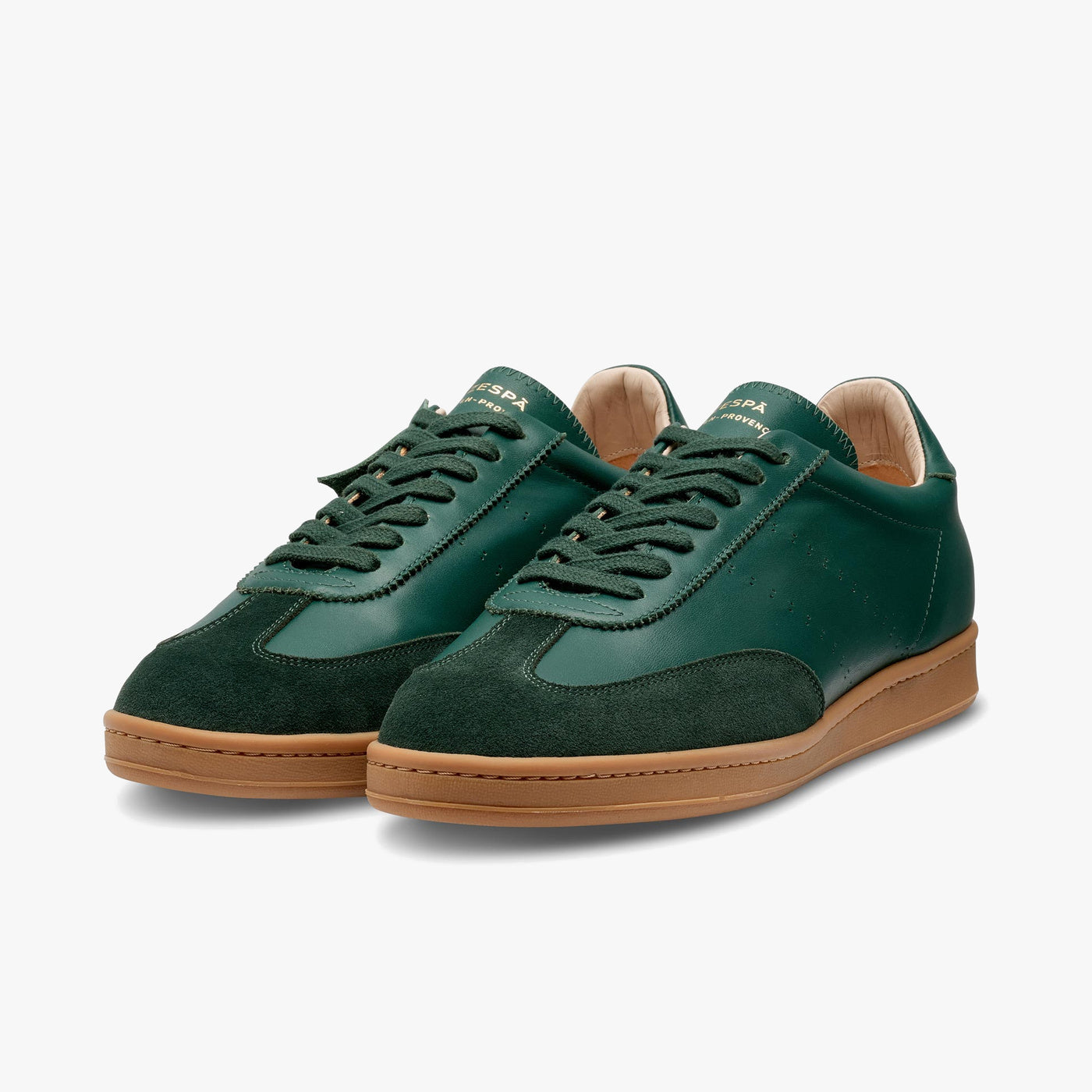 Sneakers cuir vert sombre | ZESPÀ