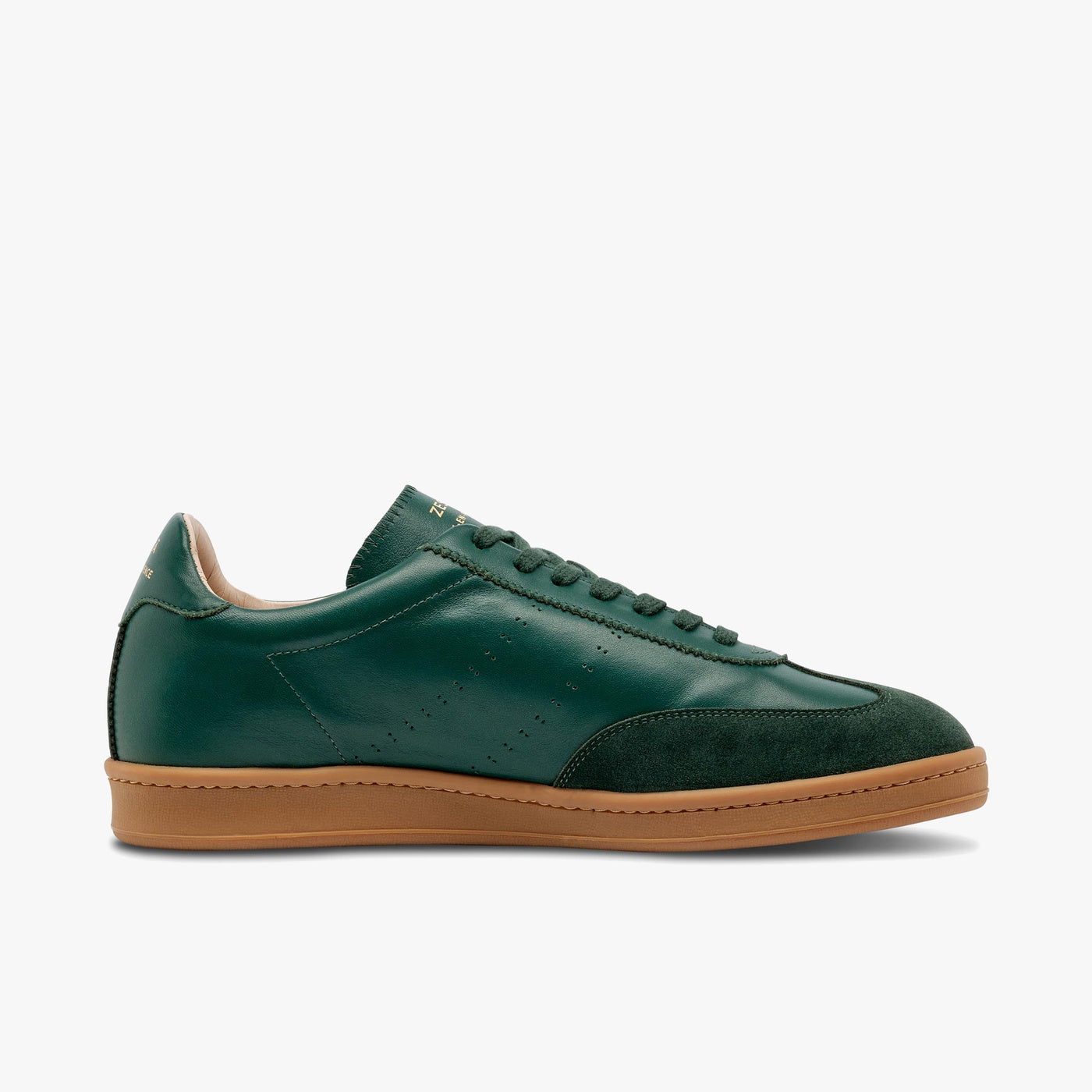 Sneakers cuir vert sombre | ZESPÀ