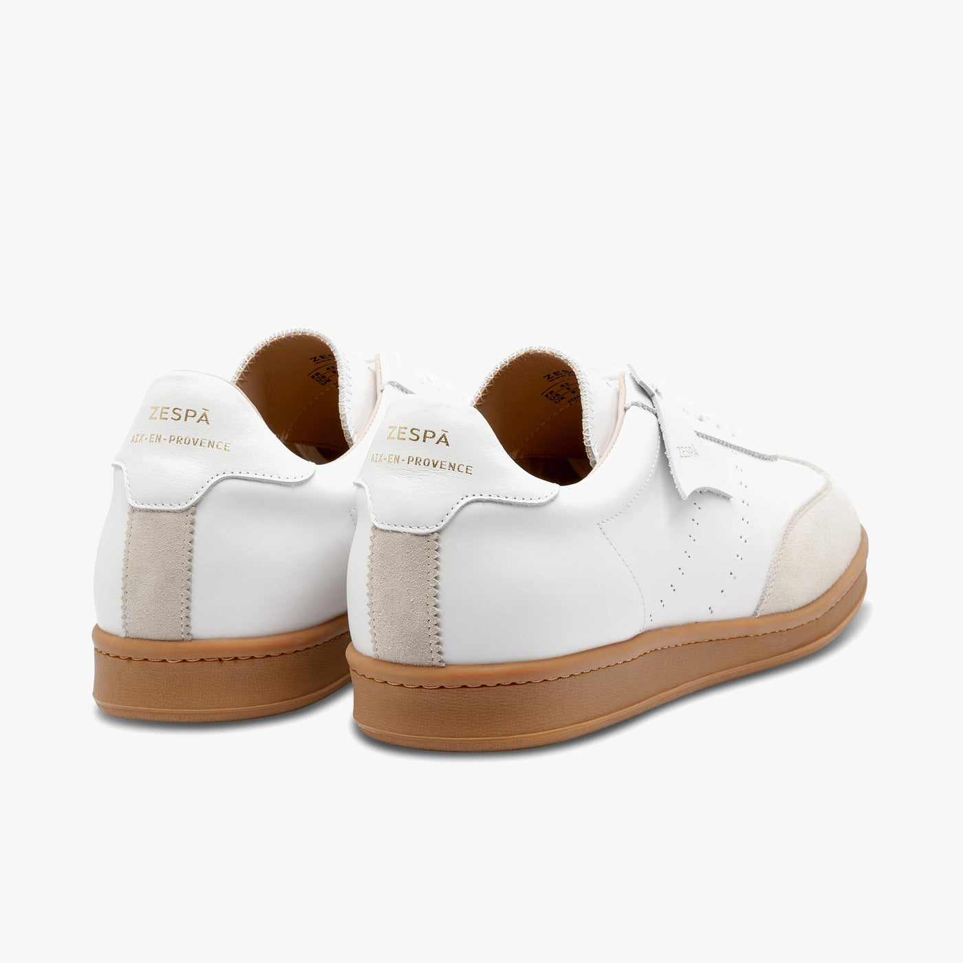 Sneakers cuir blanc - du 39 au 46 | ZESPÀ