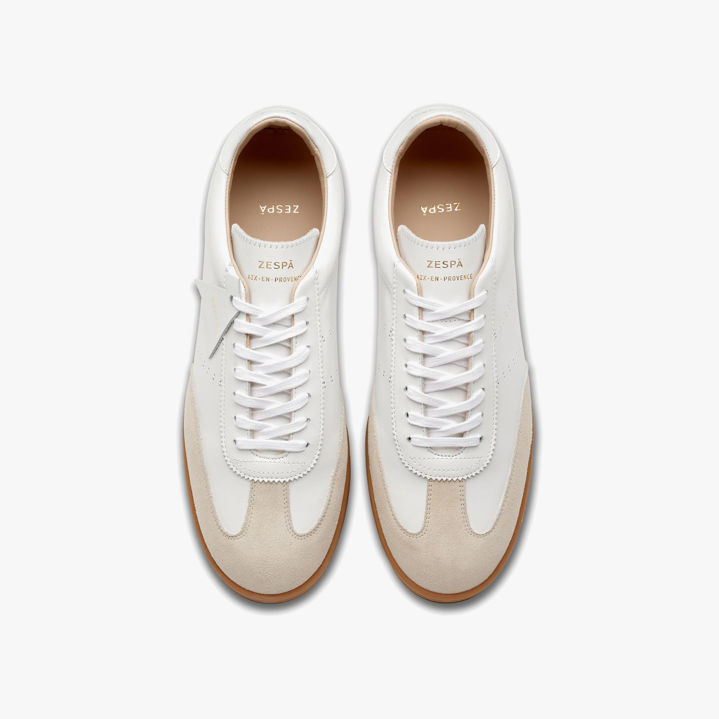 Sneakers cuir blanc - du 39 au 46 | ZESPÀ