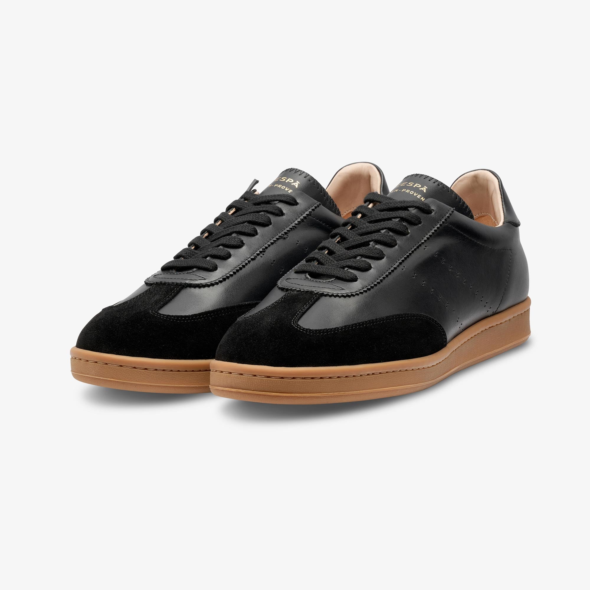 Sneakers cuir noir - du 39 au 46 | ZESPÀ