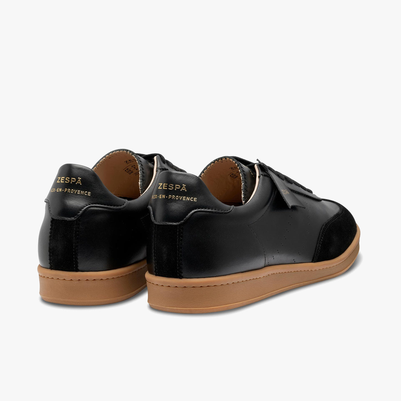 Sneakers cuir noir - du 39 au 46 | ZESPÀ